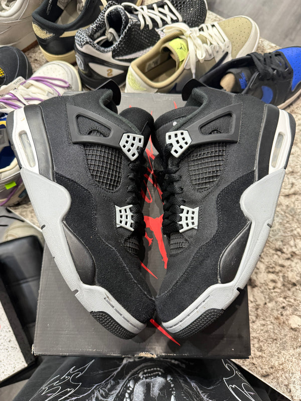 Jordan 4 Retro SE Black Canvas