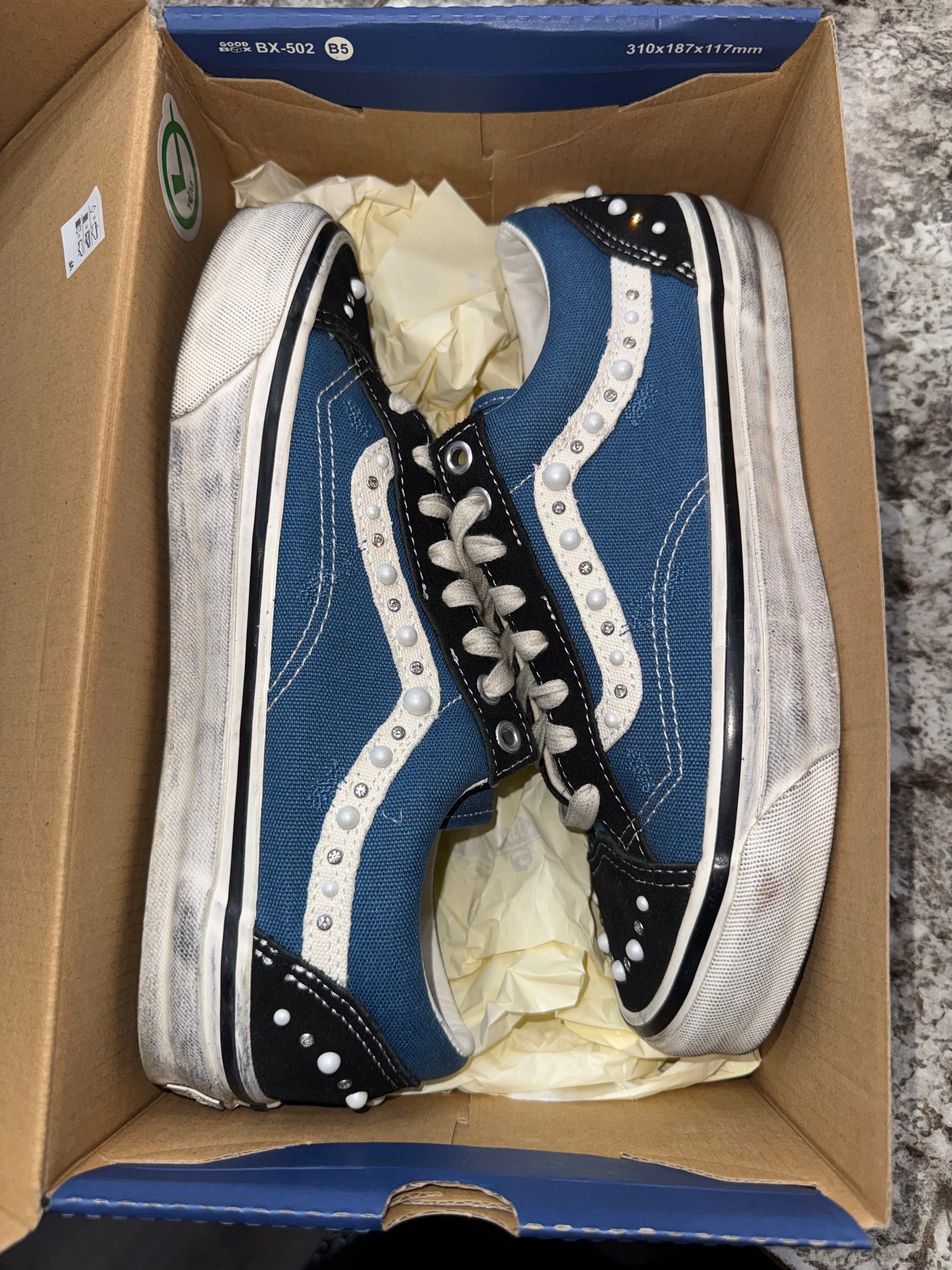 Vans LX Old Skool 36 Pearlized Pack Black Navy