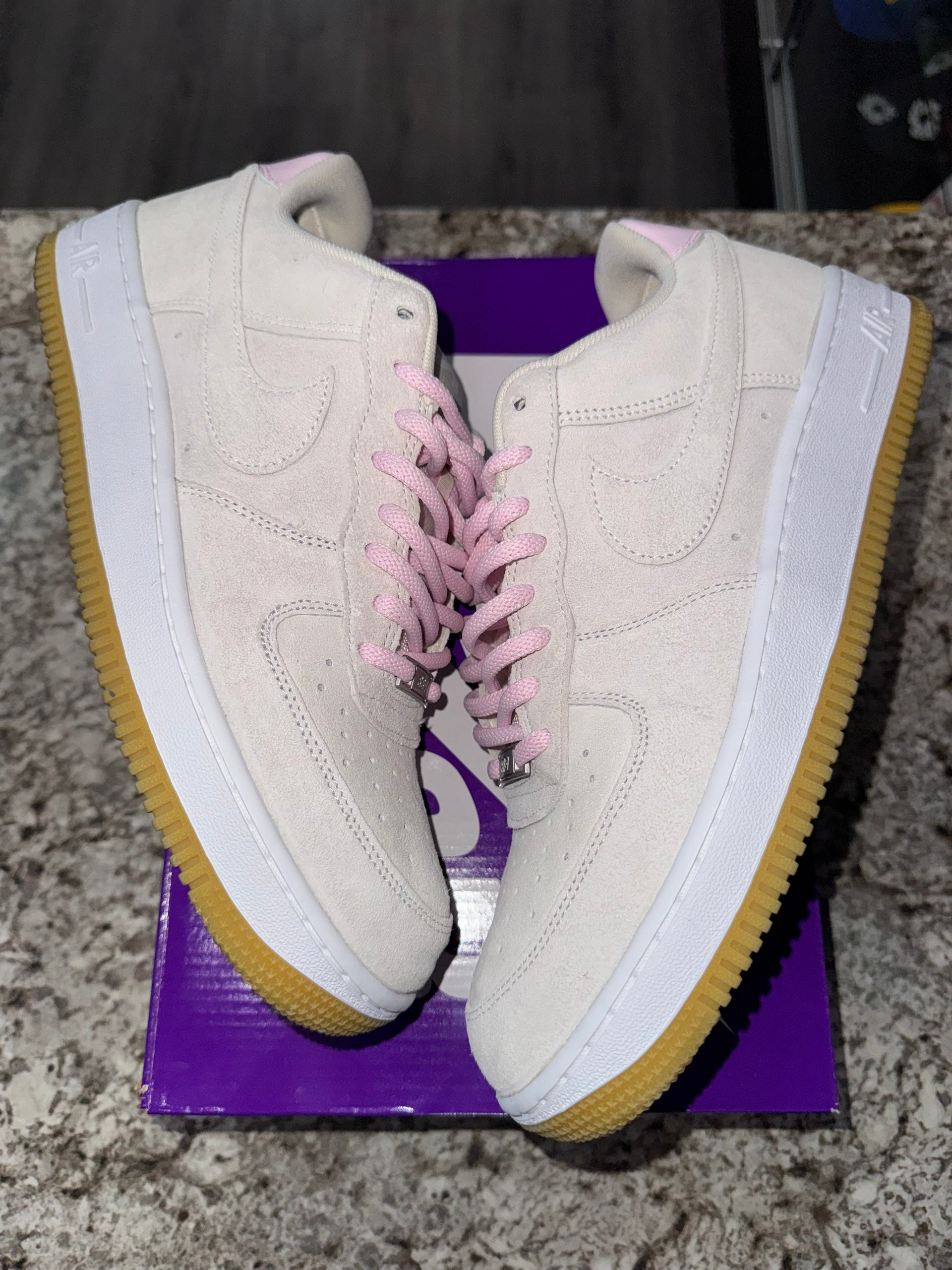 Nike Air Force 1 Low SB Light Orewood Brown Pink