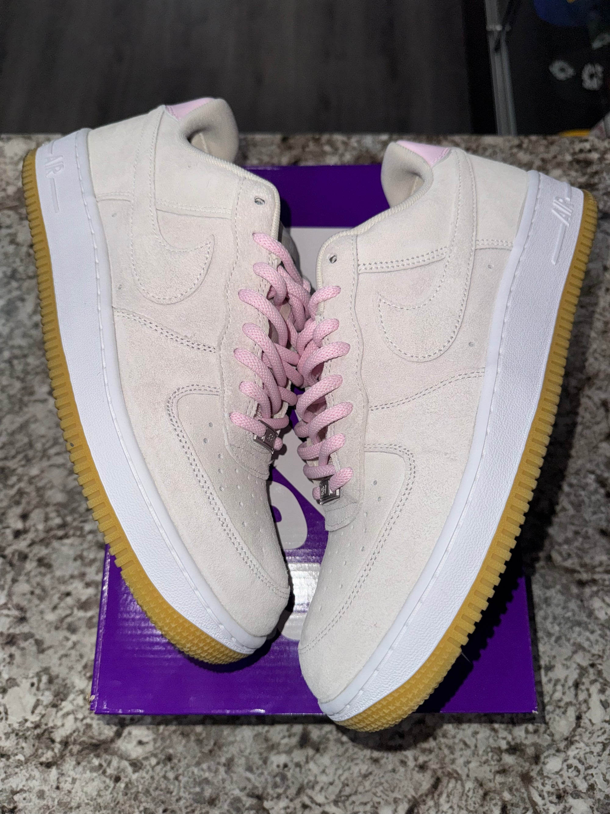 Nike Air Force 1 Low SB Light Orewood Brown Pink