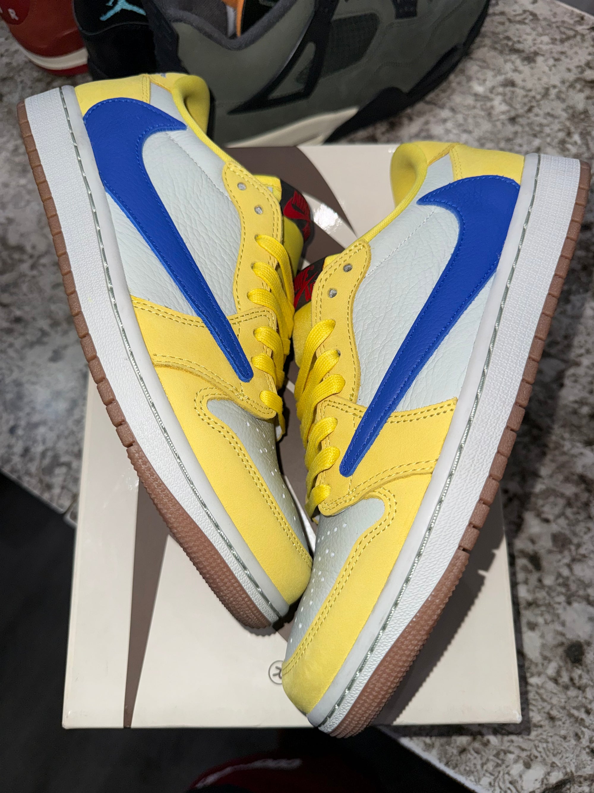Jordan 1 Retro Low OG SP Travis Scott Canary (Women's)