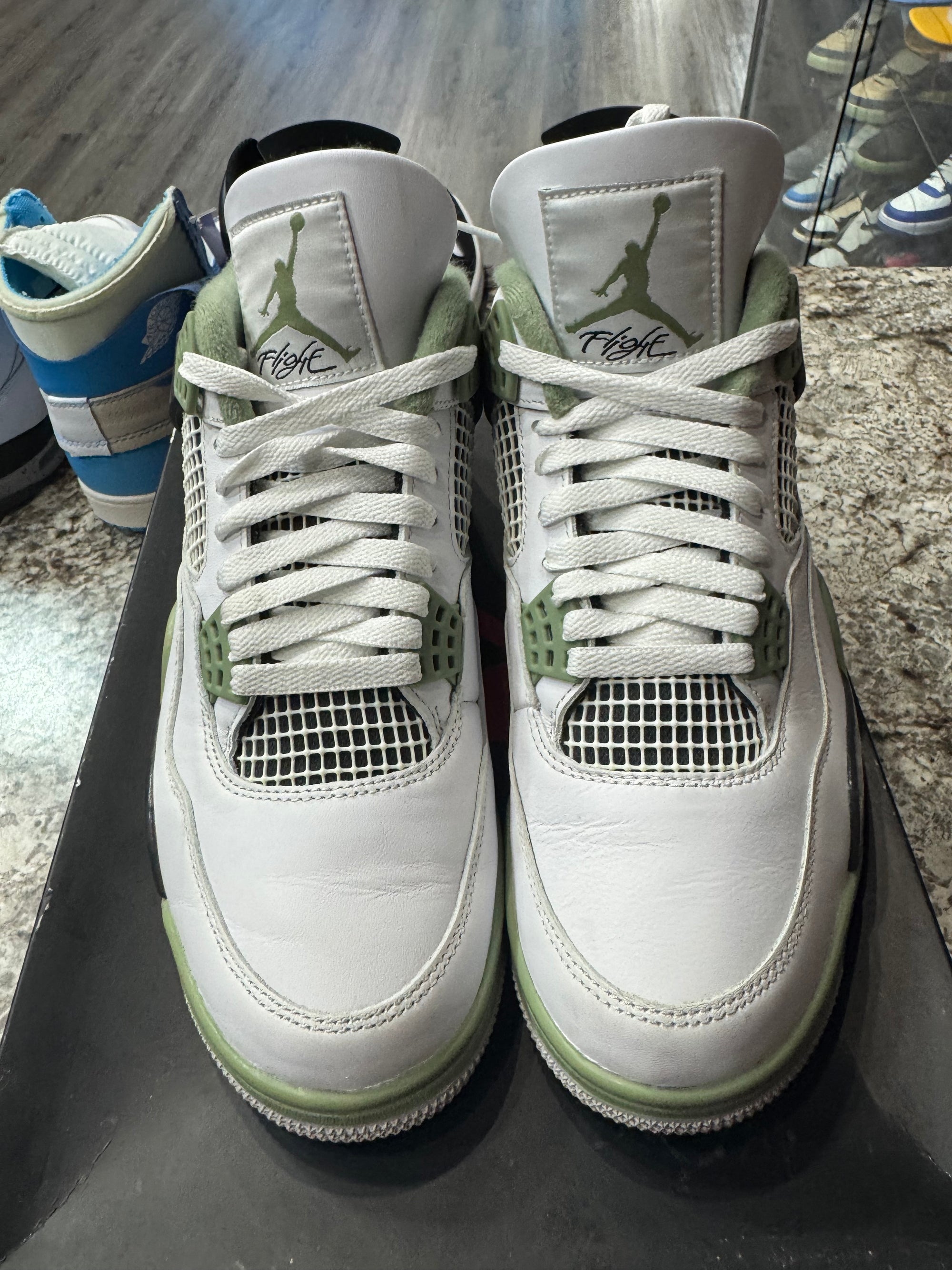 Jordan 4 Retro Seafoam (Women's)