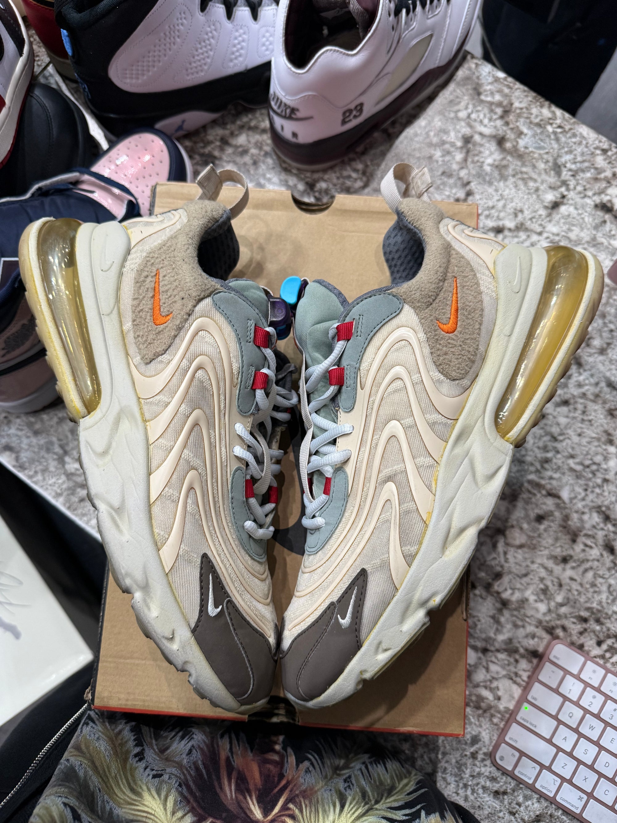 Nike Air Max 270 React ENG Travis Scott Cactus Trails
