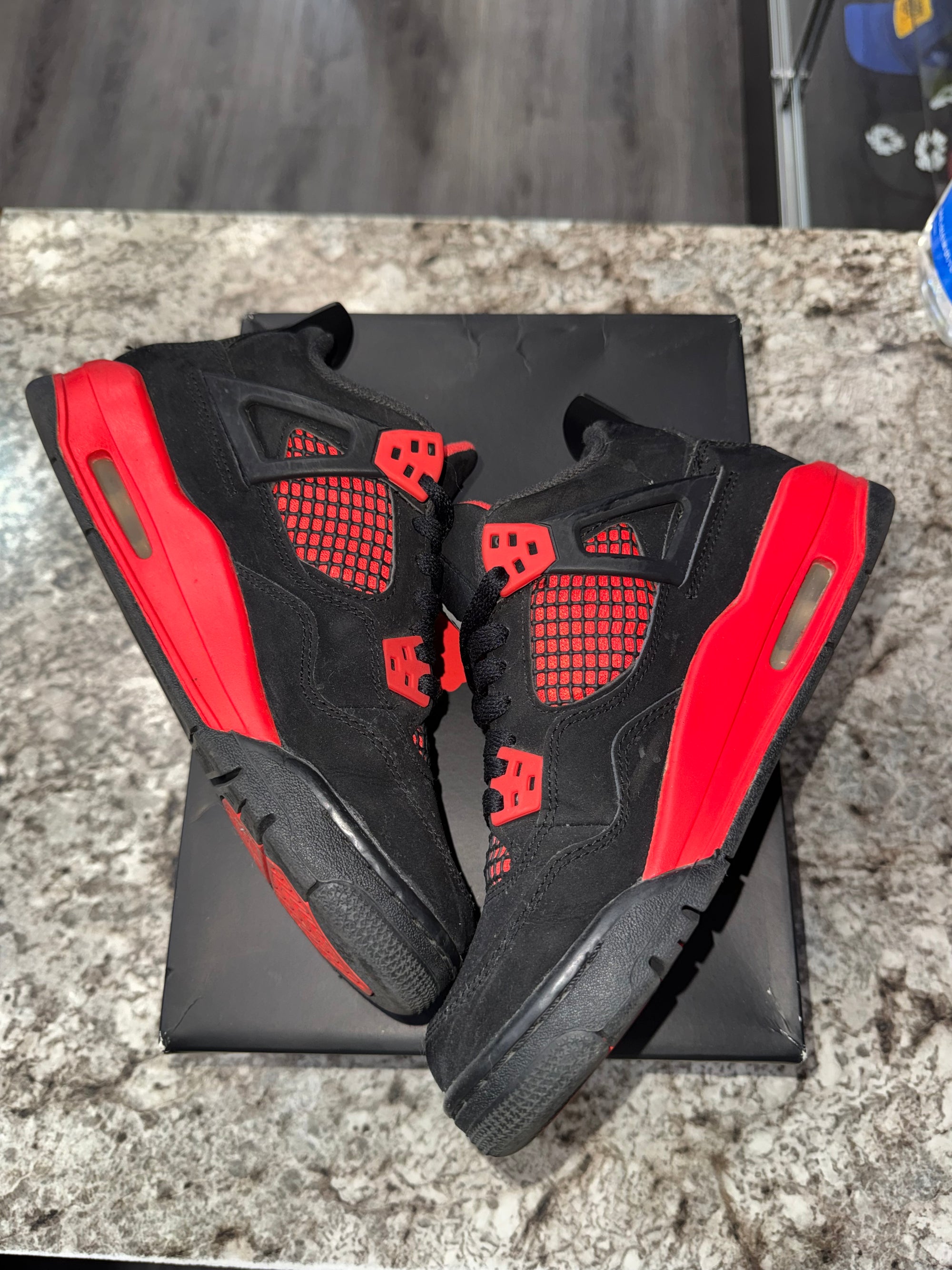 Jordan 4 Retro Red Thunder (GS)