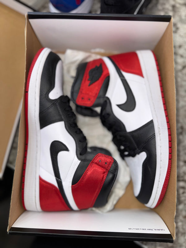 Jordan 1 Retro High Satin Black Toe (Women's)