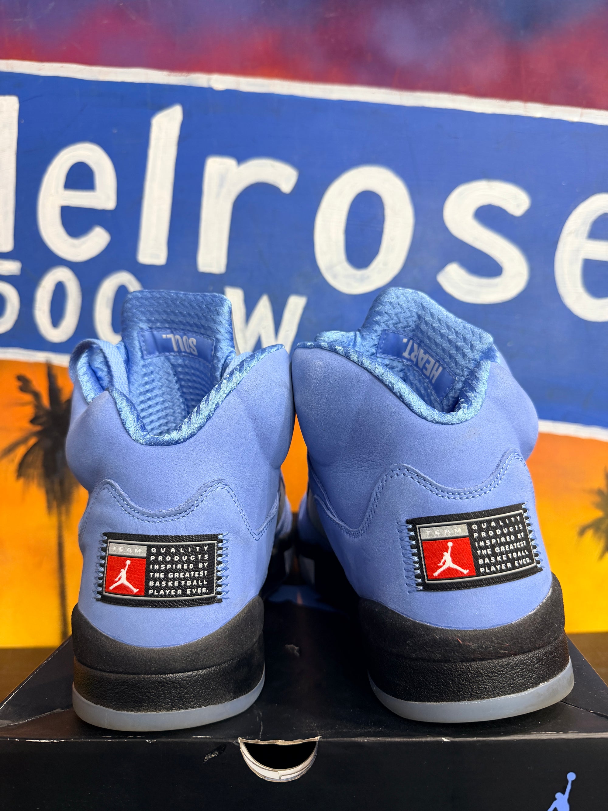 Jordan 5 Retro UNC University Blue