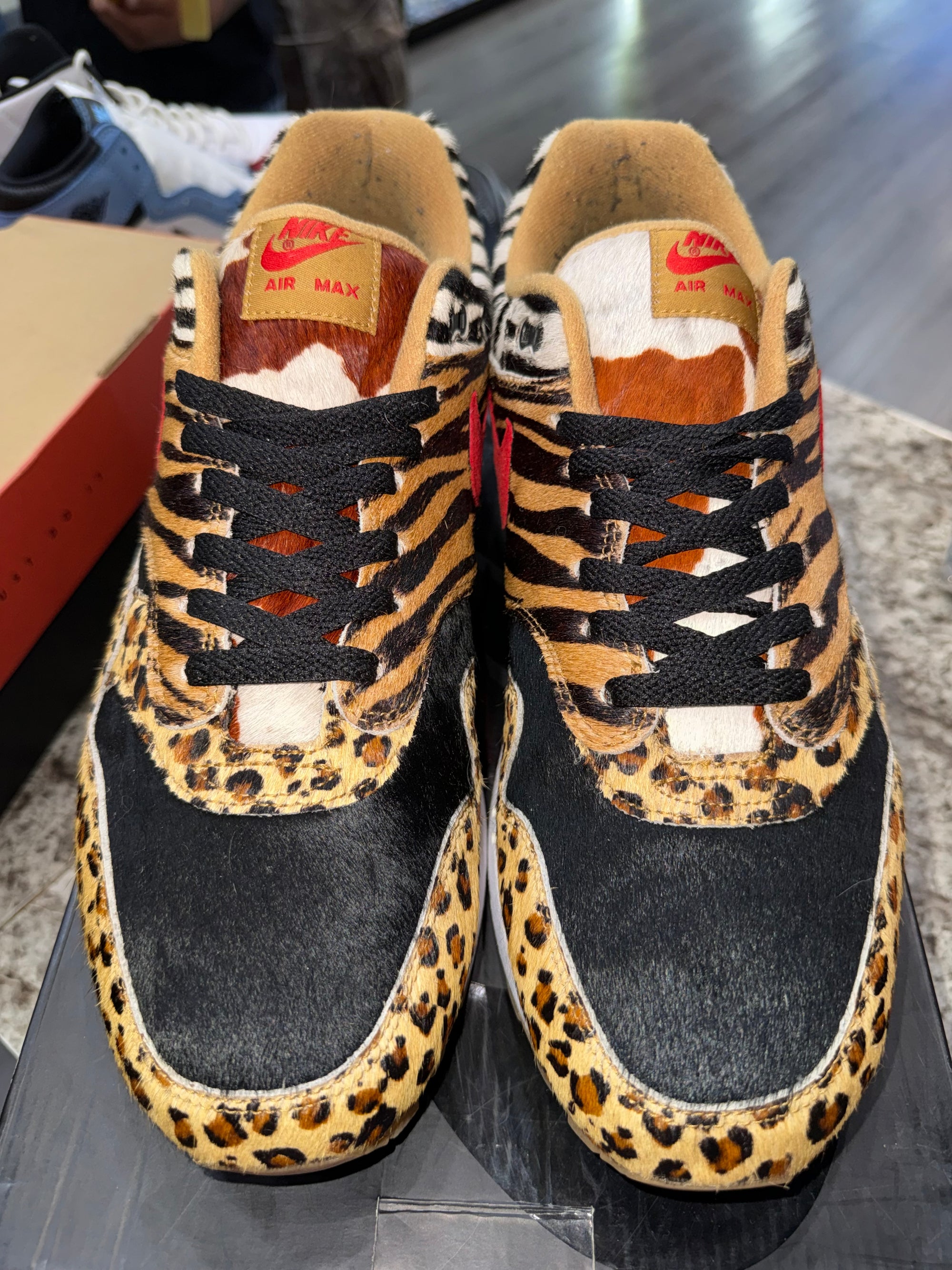 Nike Air Max 1 atmos Animal Pack 2.0 (All Black Box) (2018)