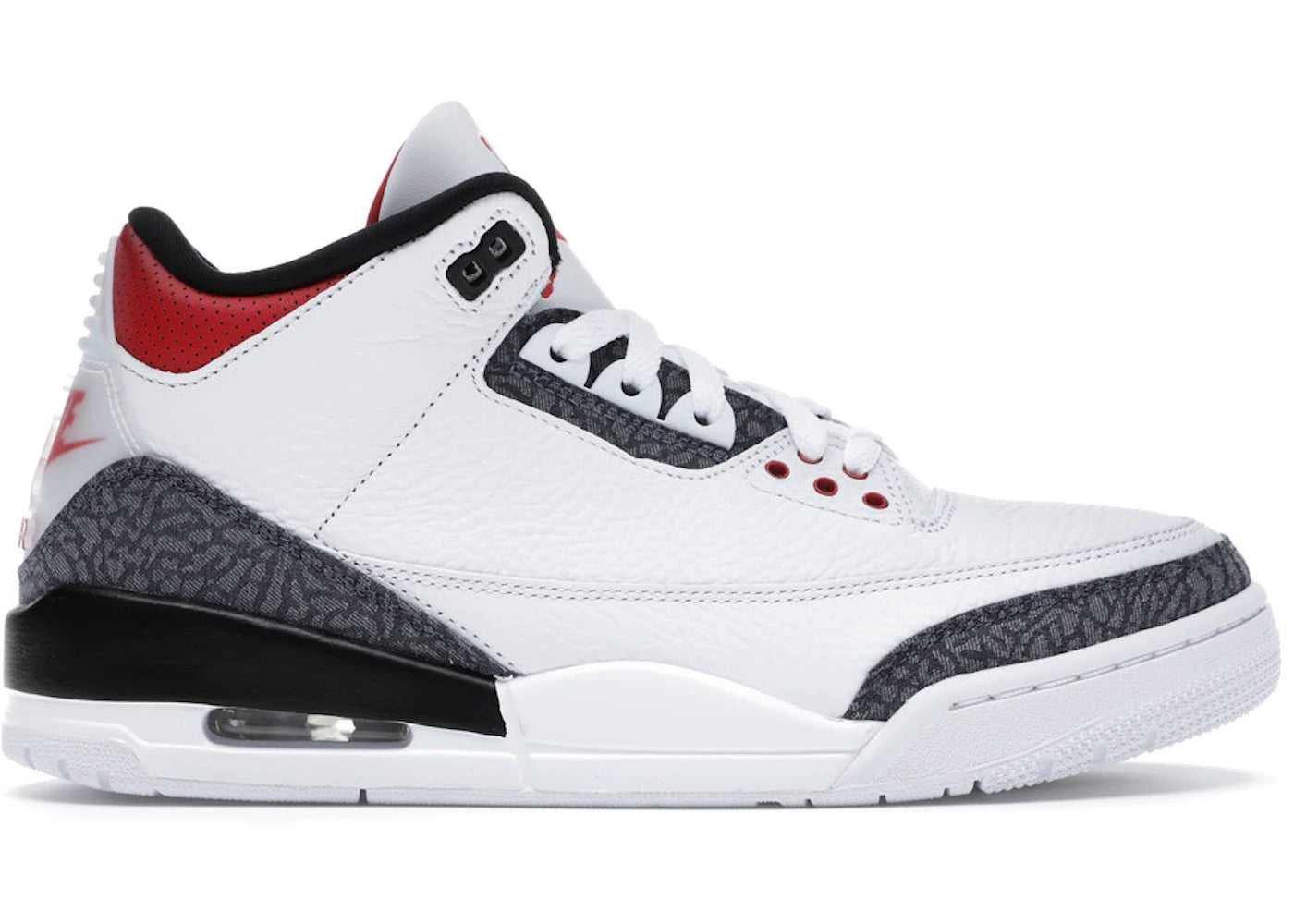 Jordan 3 Retro SE Fire Red Denim (2020) (DAMAGED BOX)