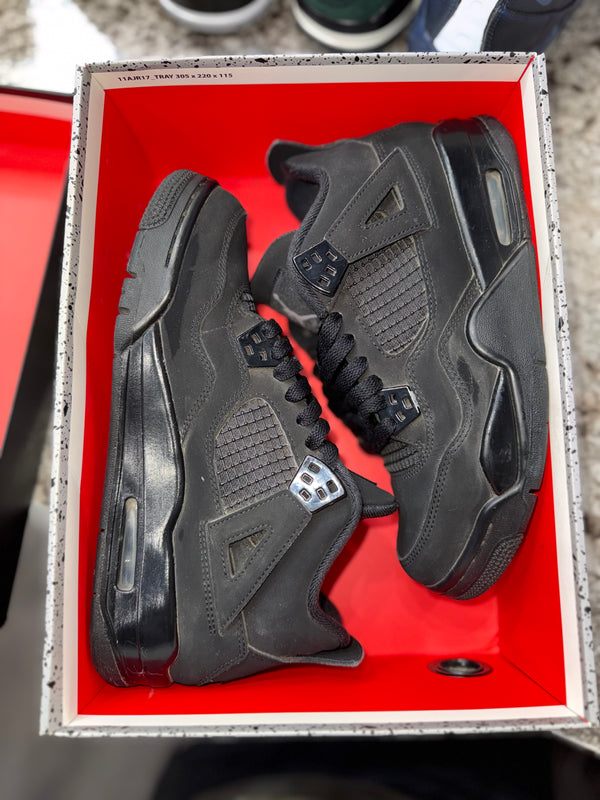 Jordan 4 Retro Black Cat (2020) (GS) (DAMAGED BOX TOP)
