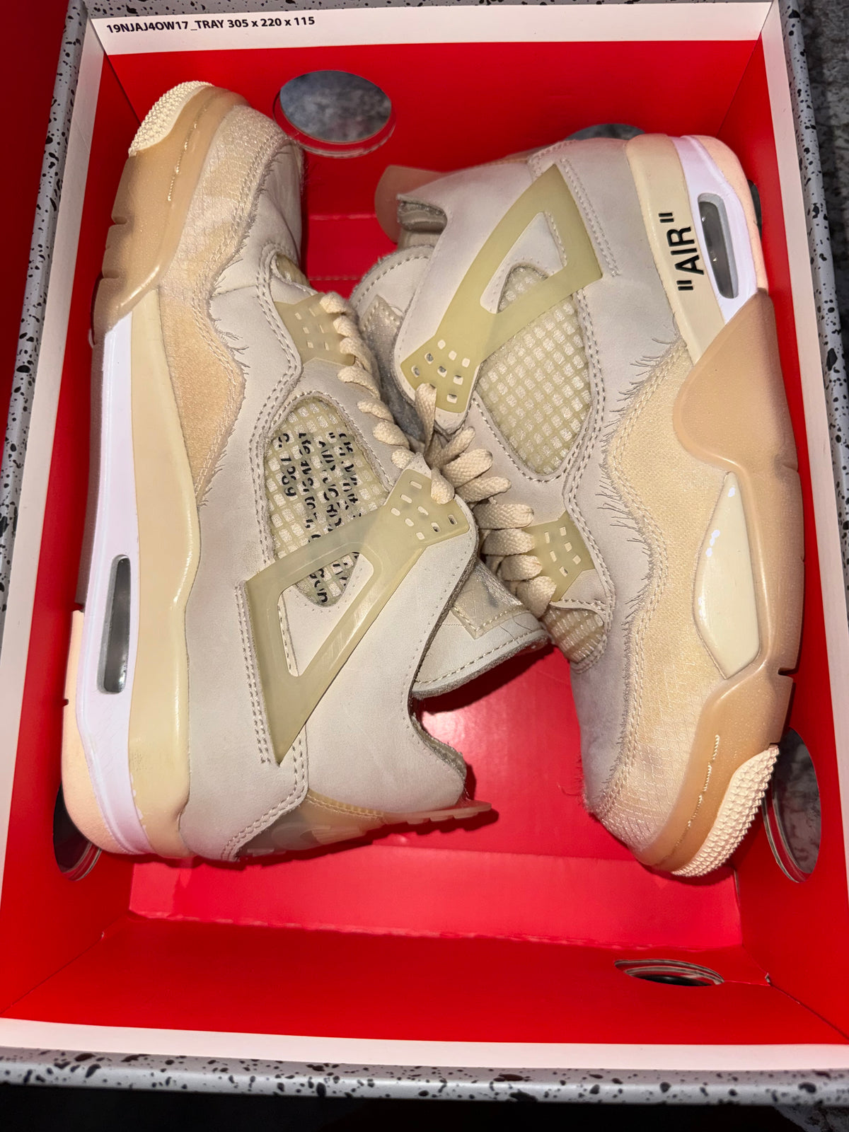 Jordan 4 Retro Off-White Sail (Women's)