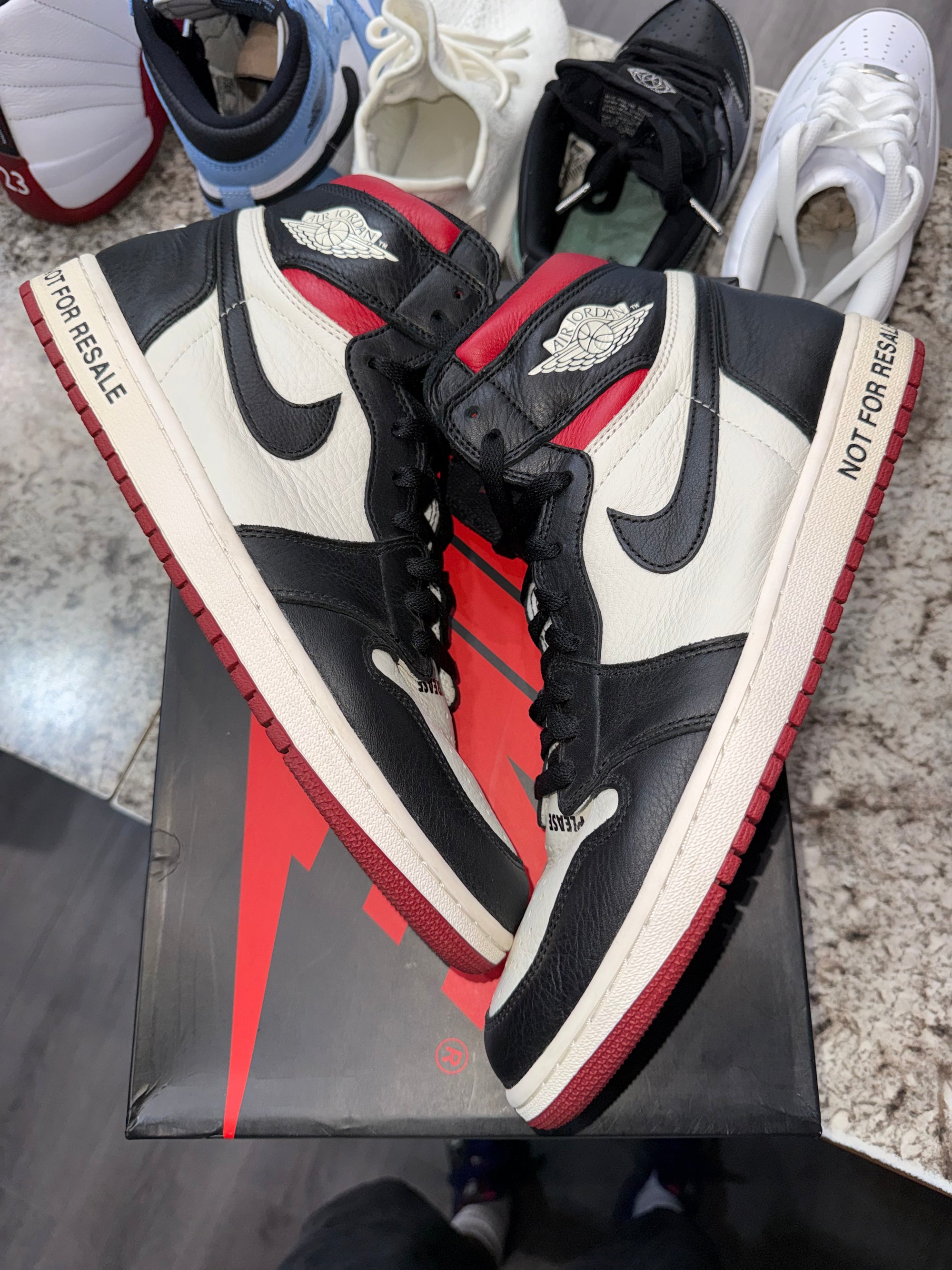 Jordan 1 Retro High Not for Resale Varsity Red