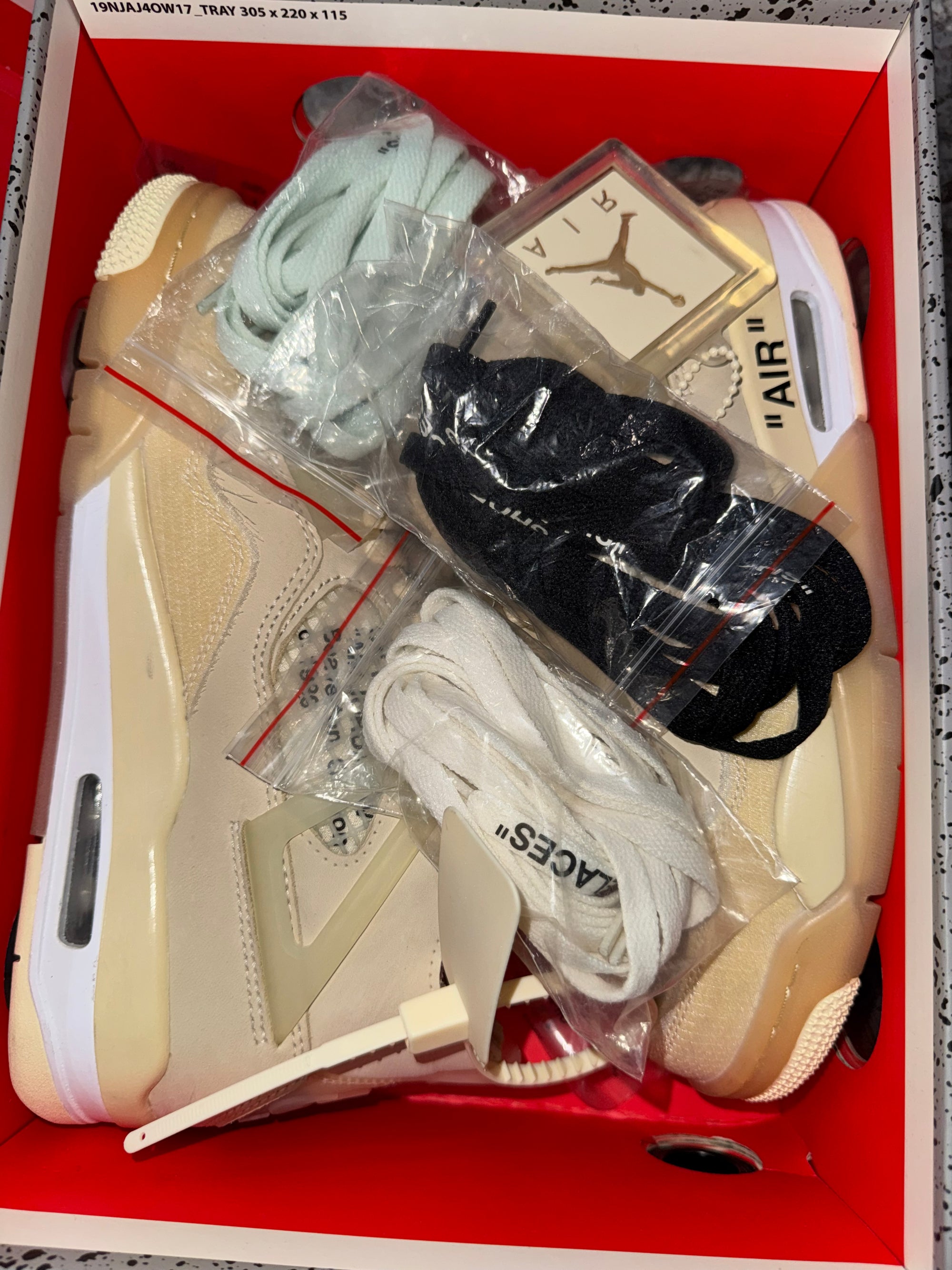 Jordan 4 Retro Off-White Sail (Women's)
