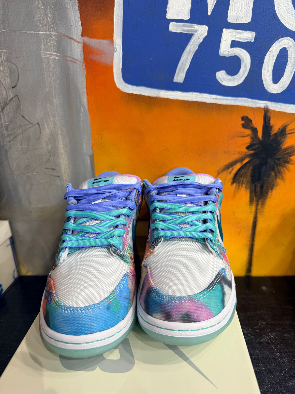 Nike SB Dunk Low Futura Laboratories Bleached Aqua