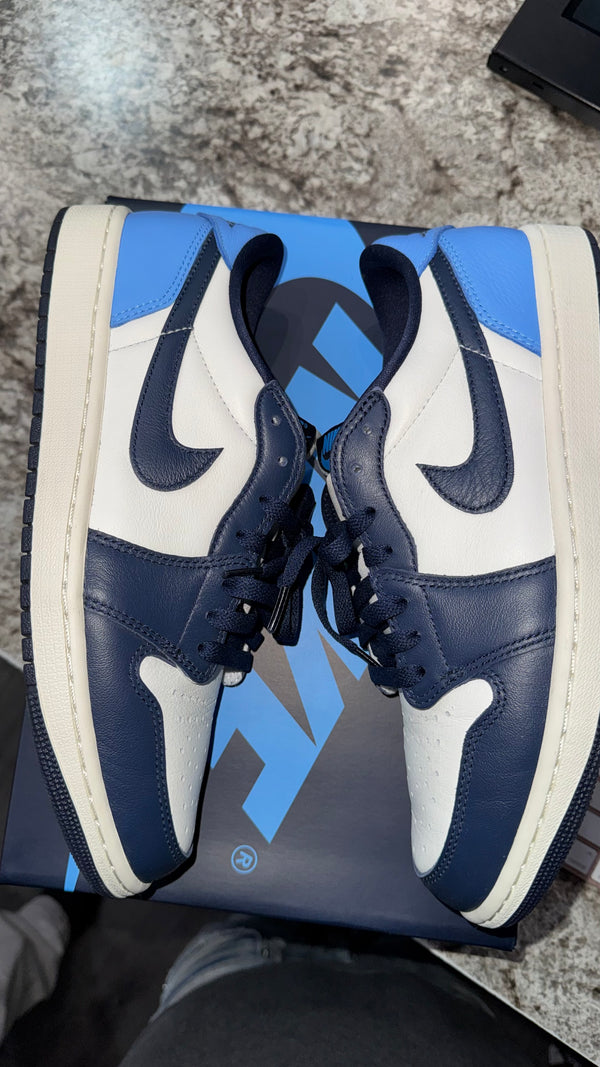 Jordan 1 Low OG Obsidian UNC (DAMAGED BOX)