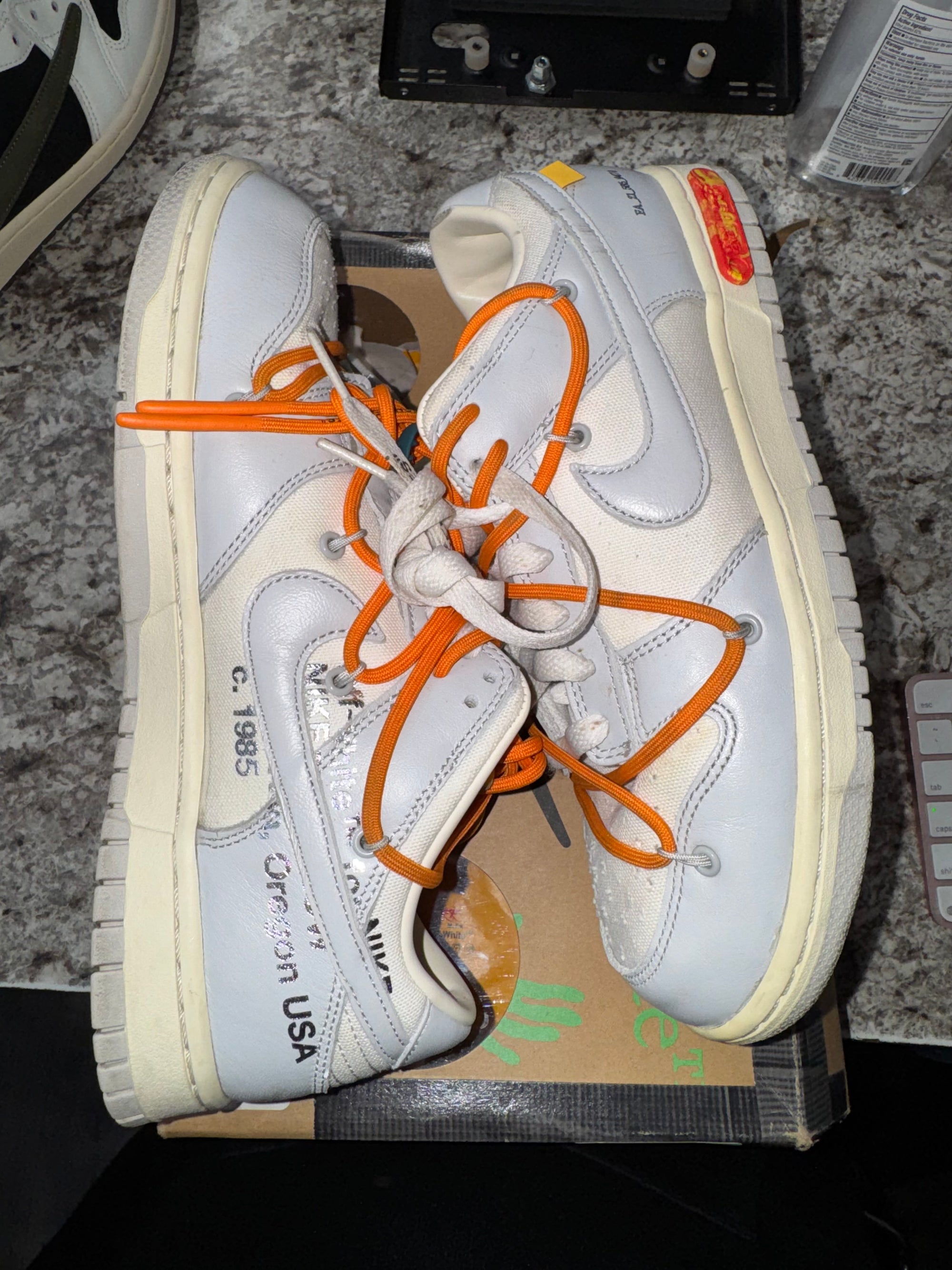 Nike Dunk Low Off-White Lot 44 (DAMAGED BOX)