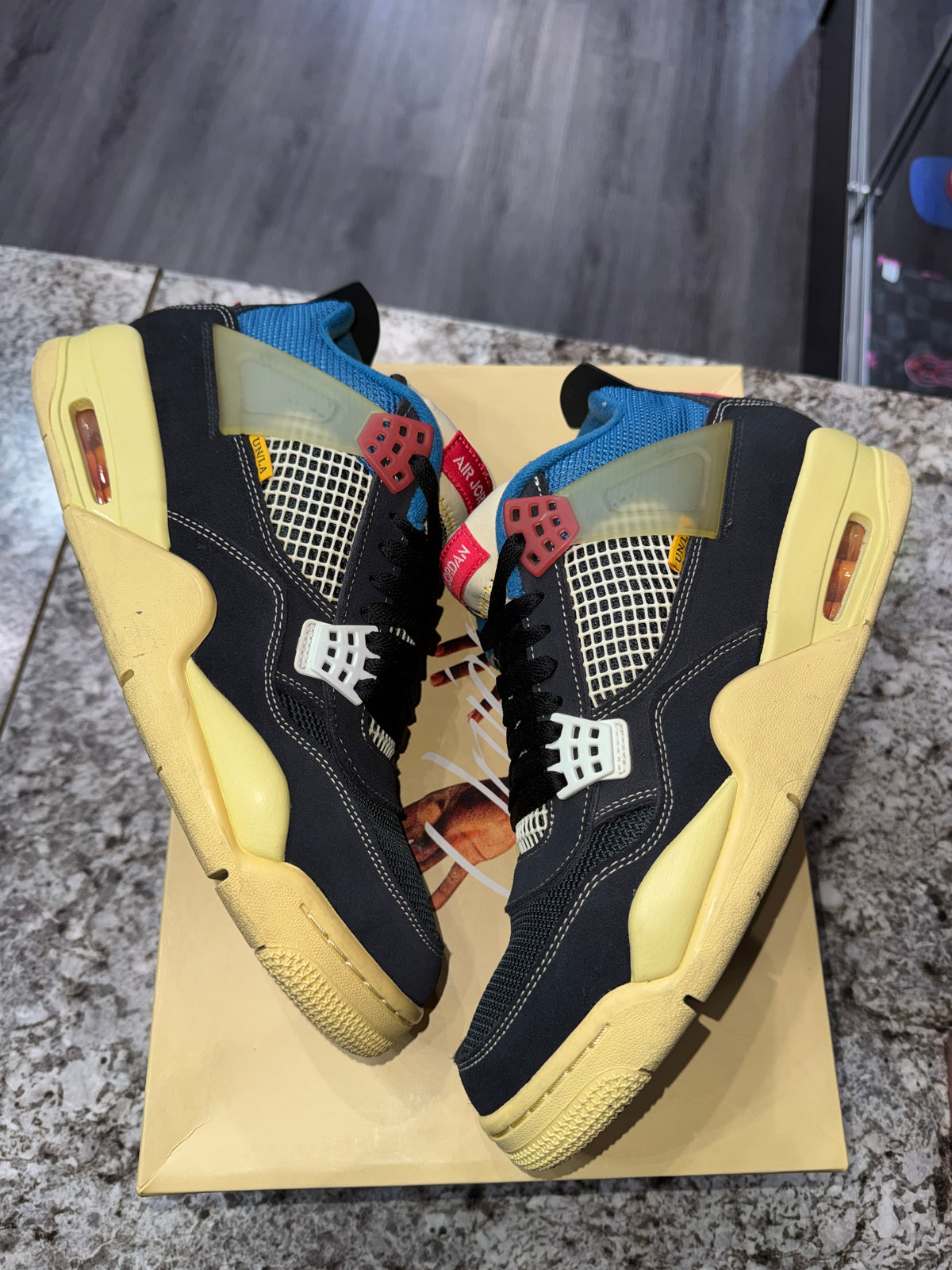 Jordan 4 Retro Union Off Noir