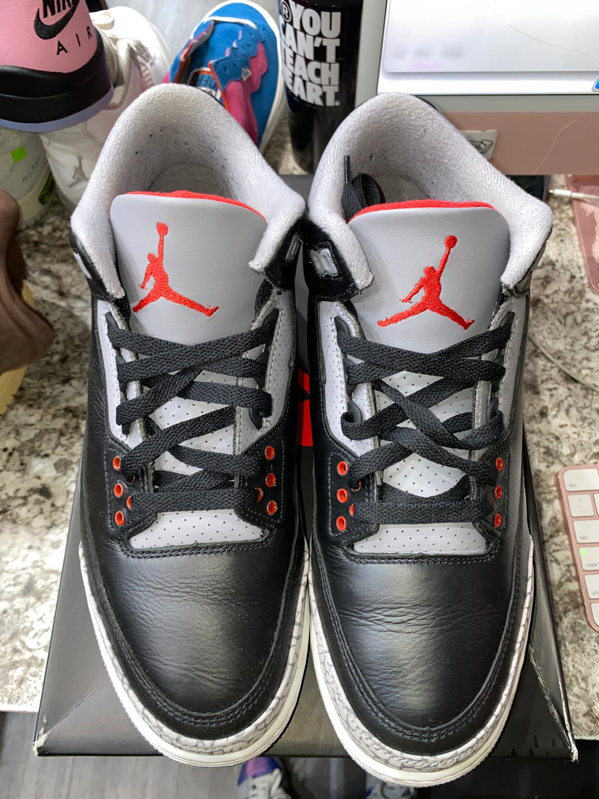 Jordan 3 Retro OG Black Cement (2024) (DAMAGED BOX)