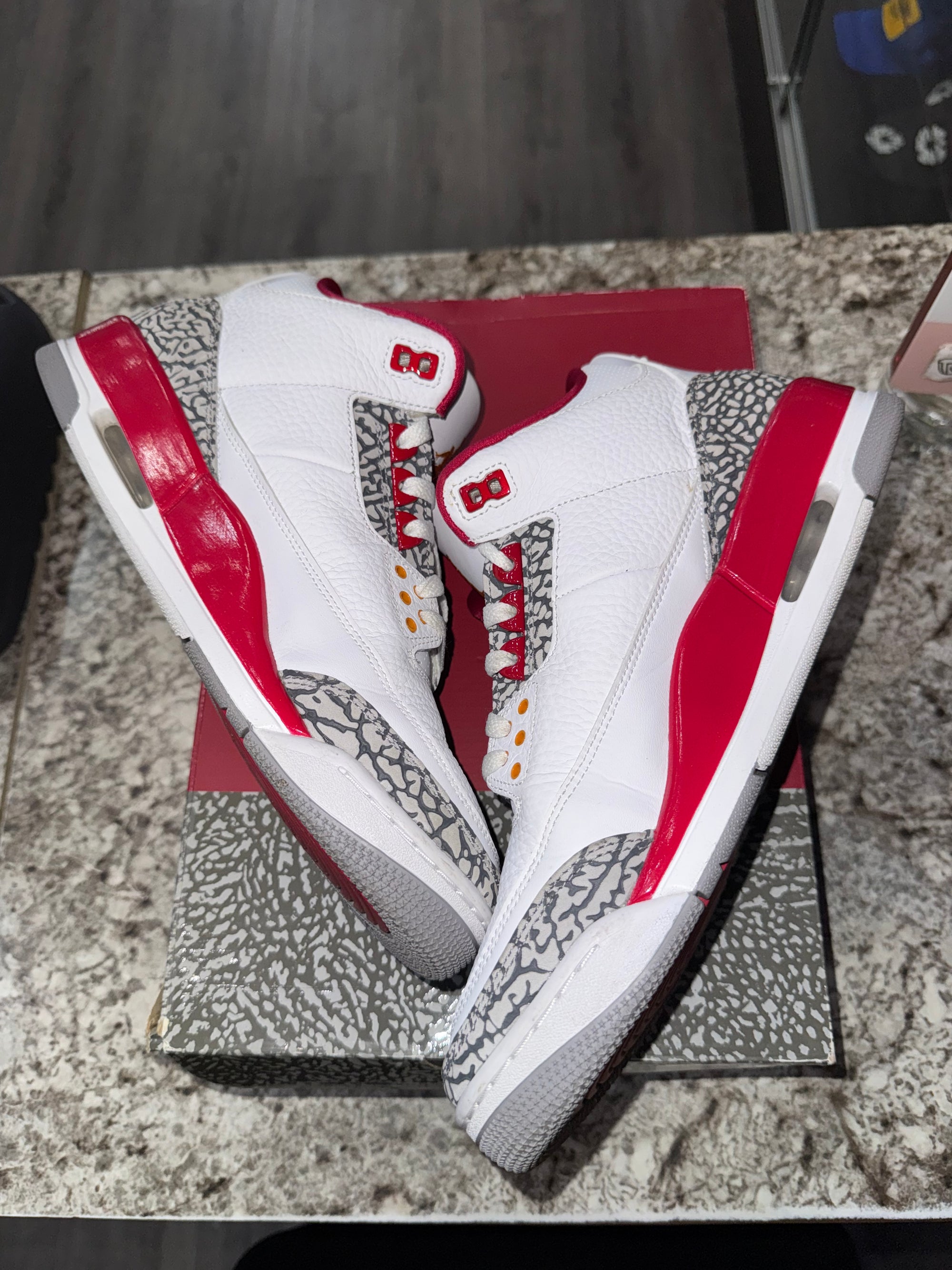 Jordan 3 Retro Cardinal Red
