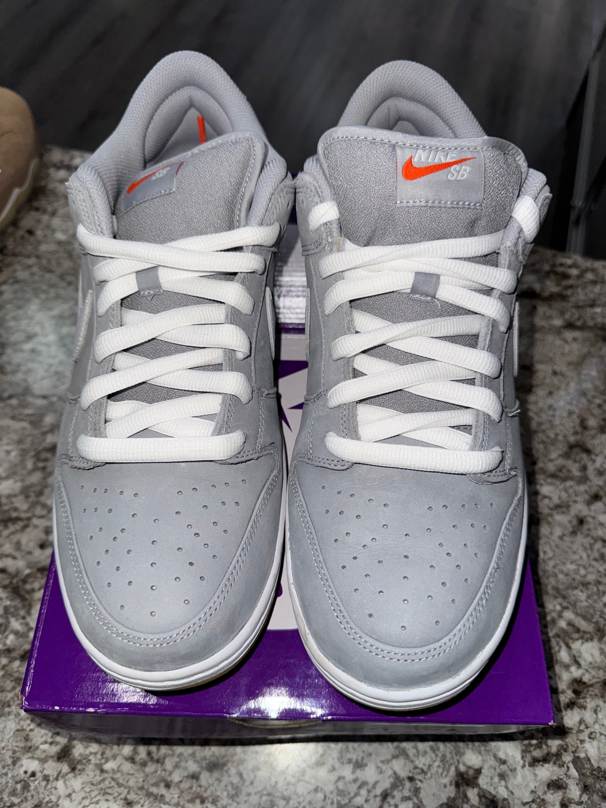 Nike SB Dunk Low Pro ISO Orange Label Wolf Grey Gum
