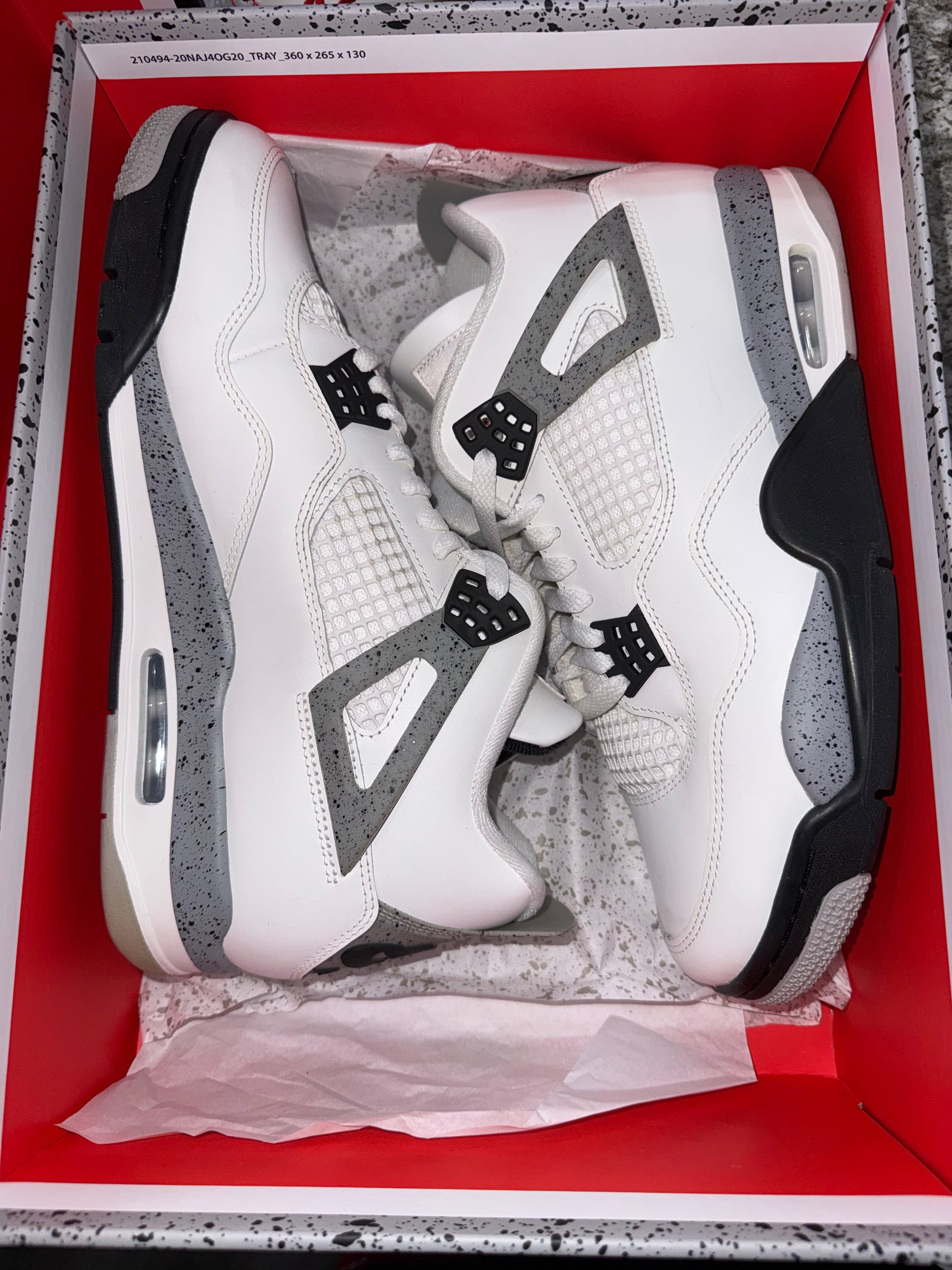 Jordan 4 Retro White Cement (2025)