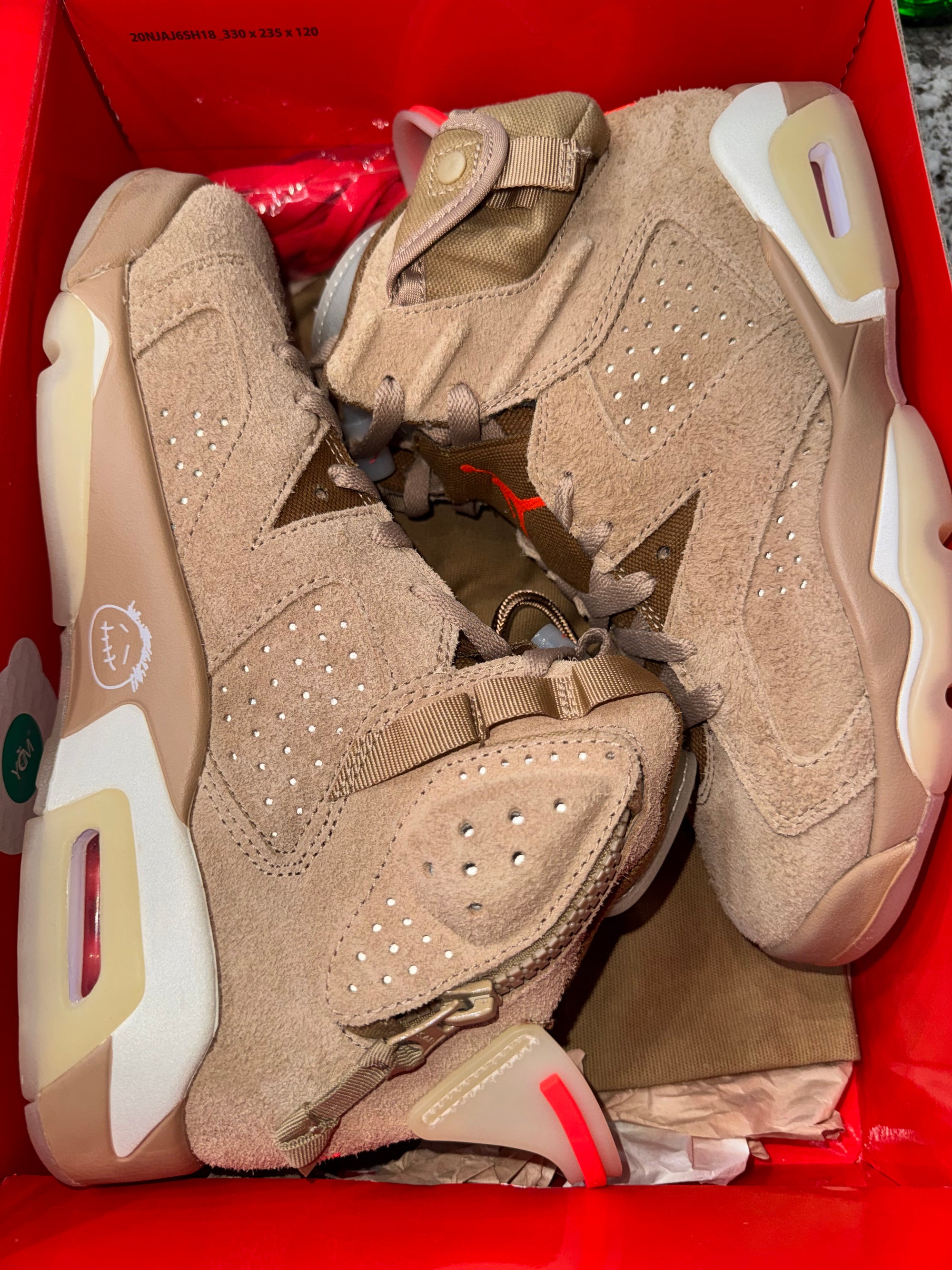 Jordan 6 Retro Travis Scott British Khaki