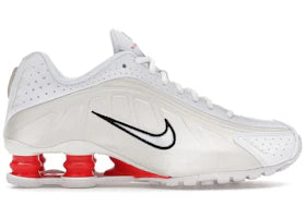 Nike Shox R4 White Phantom Picante Red (GS)