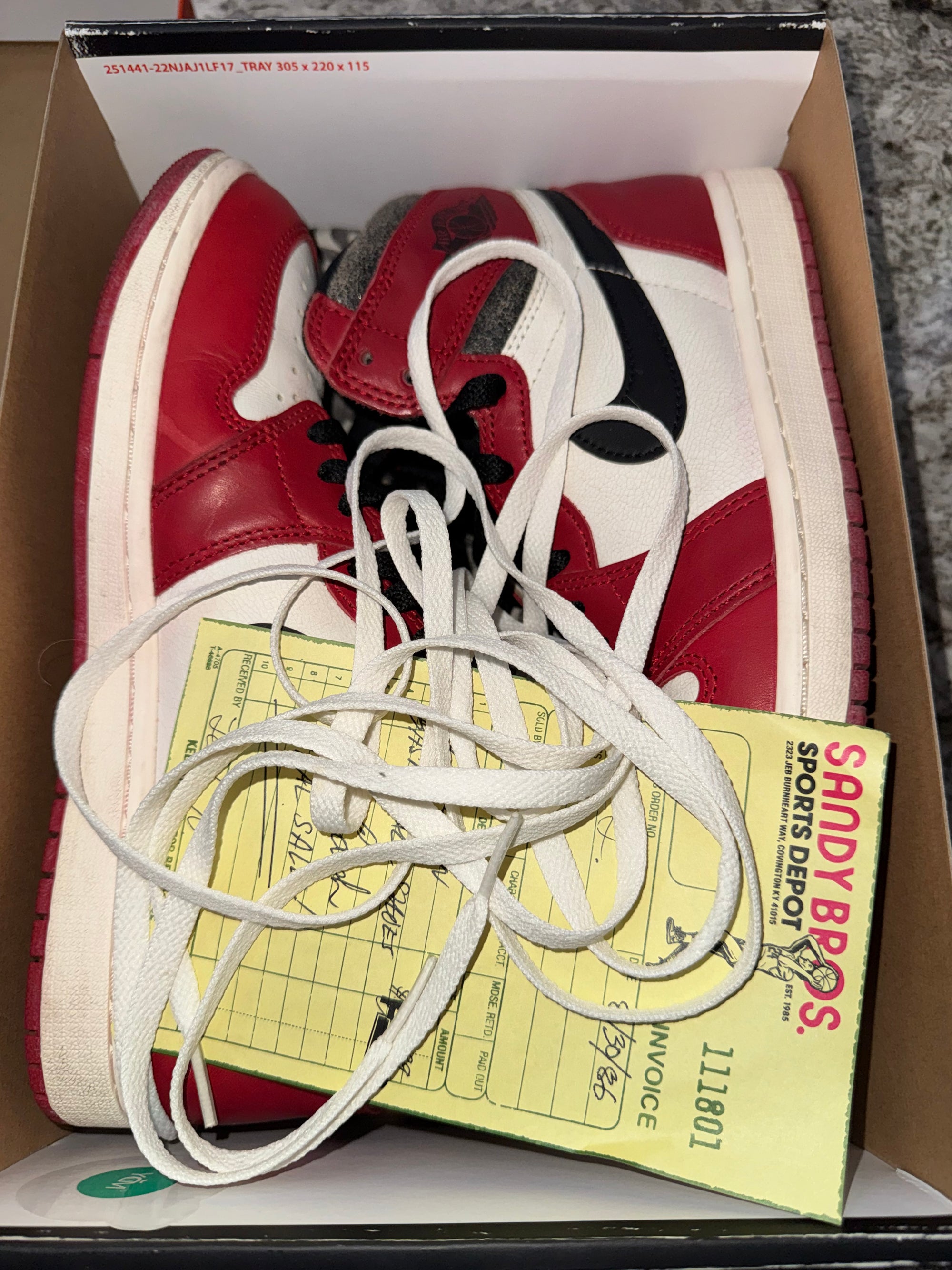 Jordan 1 Retro High OG Chicago Lost and Found