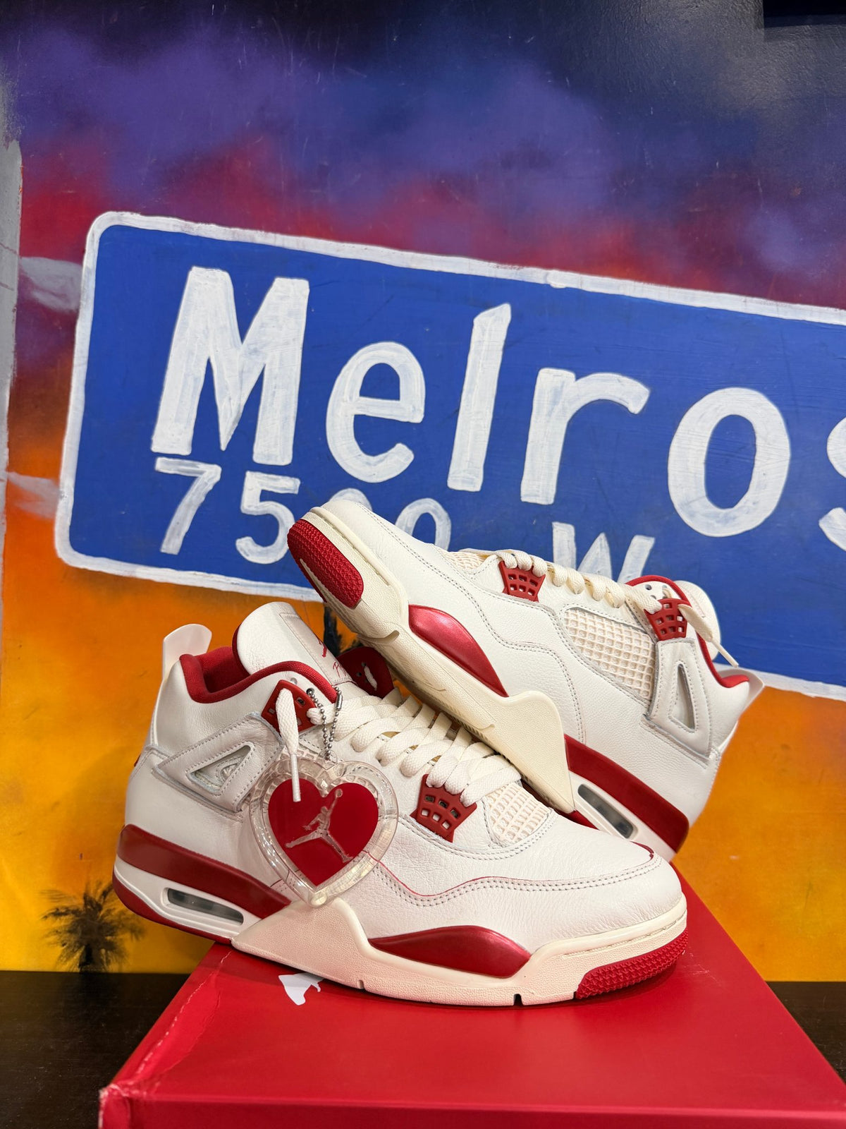 Jordan 4 Retro Valentine's Day Sierra Red (Women's)