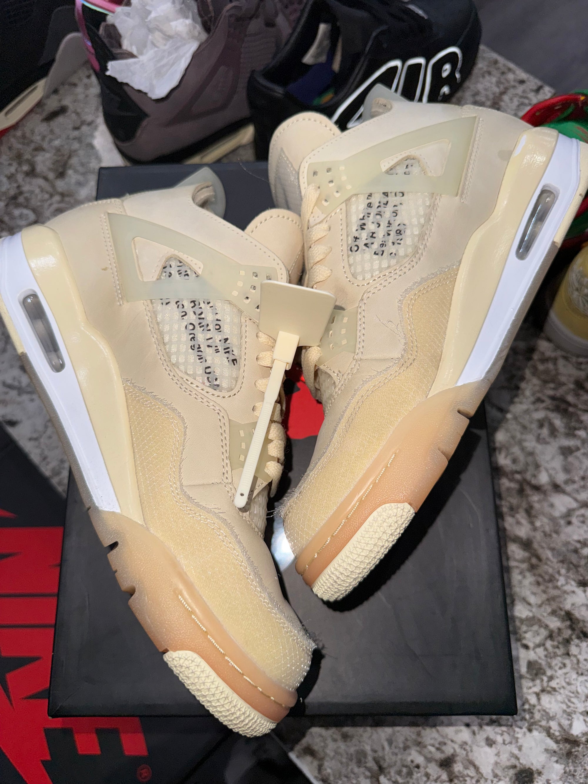 Jordan 4 Retro Off-White Sail (Women's)