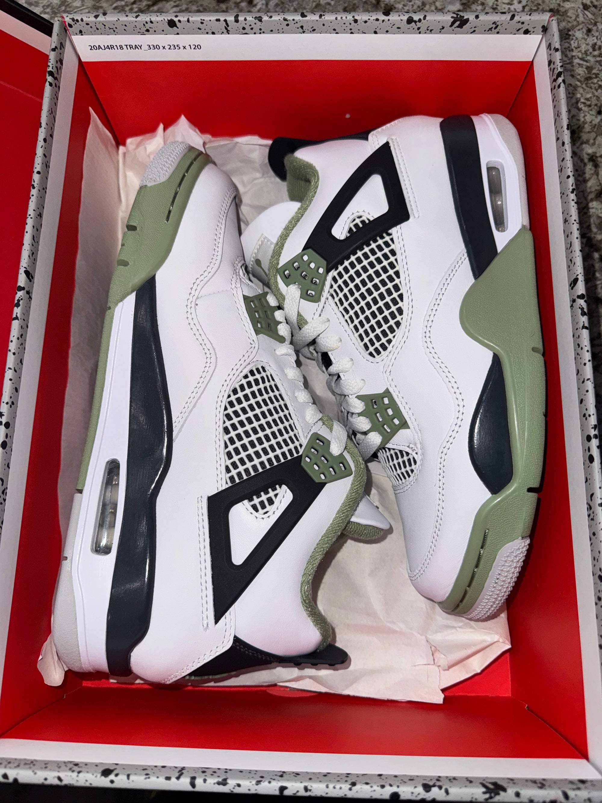Jordan 4 Retro Seafoam (Women's)