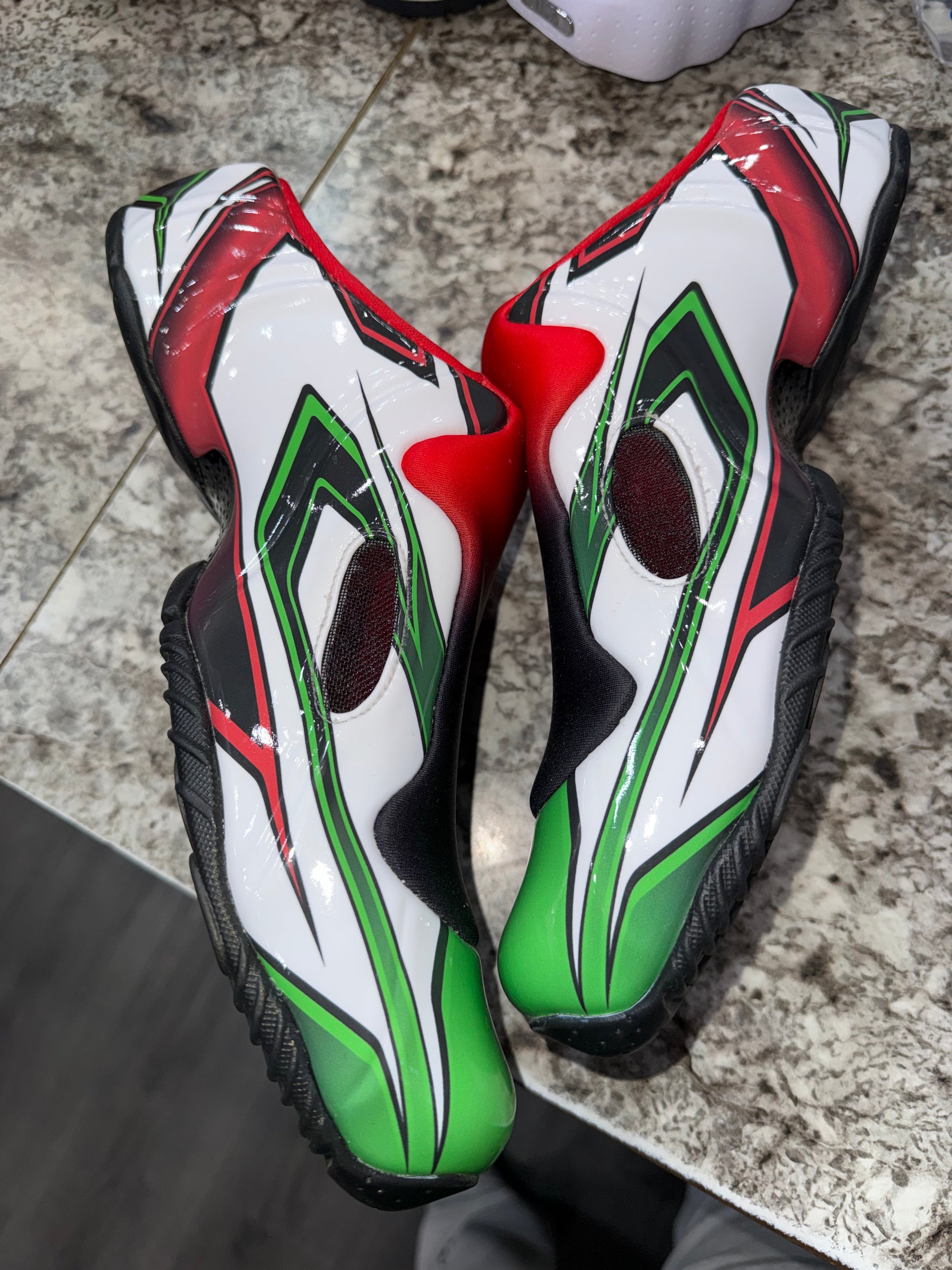 Nike Clogposite Supreme White Gym Red Green