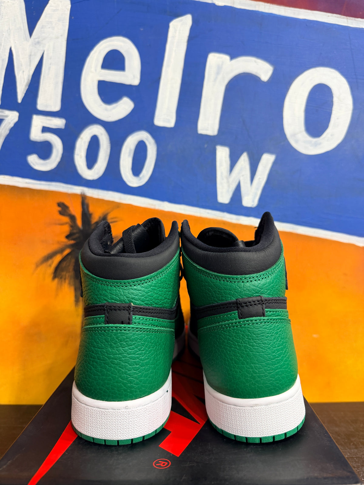 Jordan 1 Retro High Pine Green Black (GS)