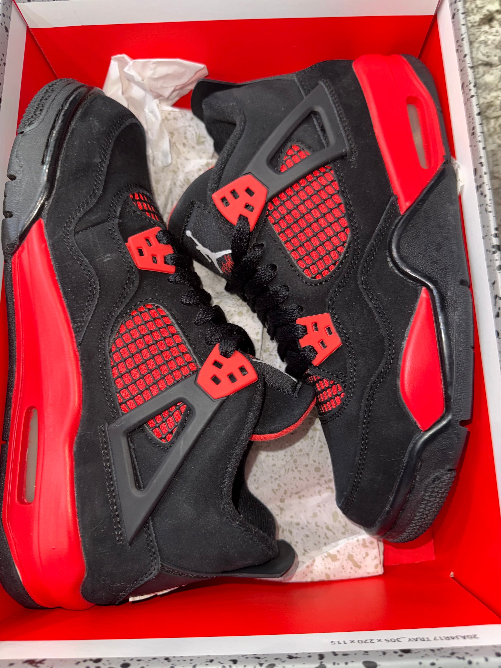 Jordan 4 Retro Red Thunder (GS)