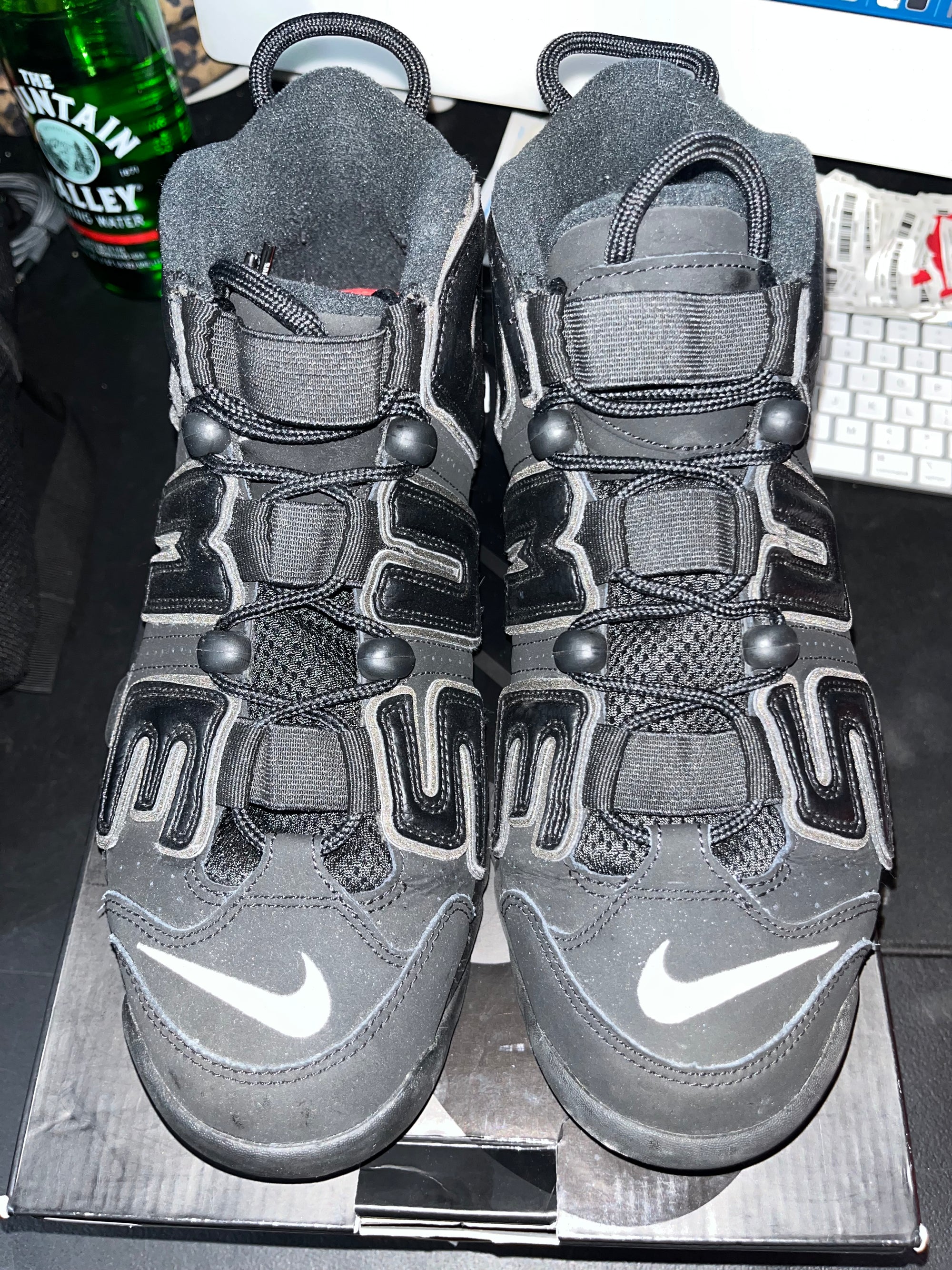 Nike Air More Uptempo Supreme Suptempo Black