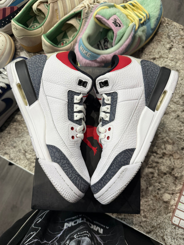 Jordan 3 Retro SE Fire Red Denim (GS)