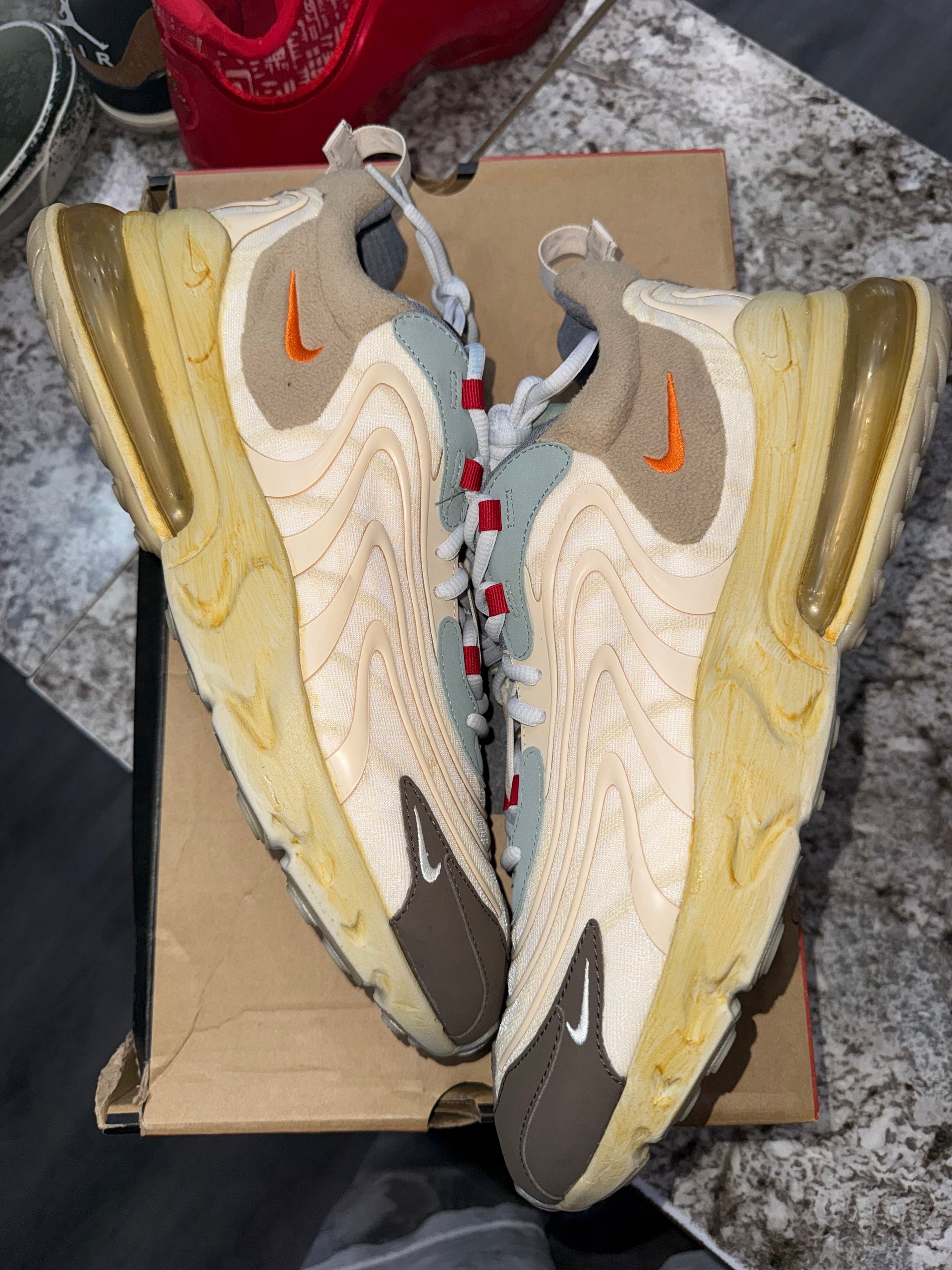 Nike Air Max 270 React ENG Travis Scott Cactus Trails