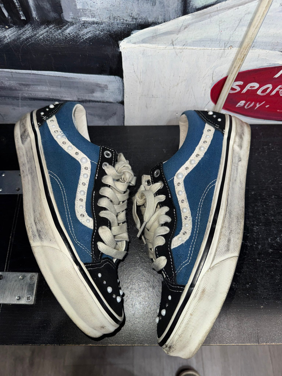 Vans LX Old Skool 36 Pearlized Pack Black Navy