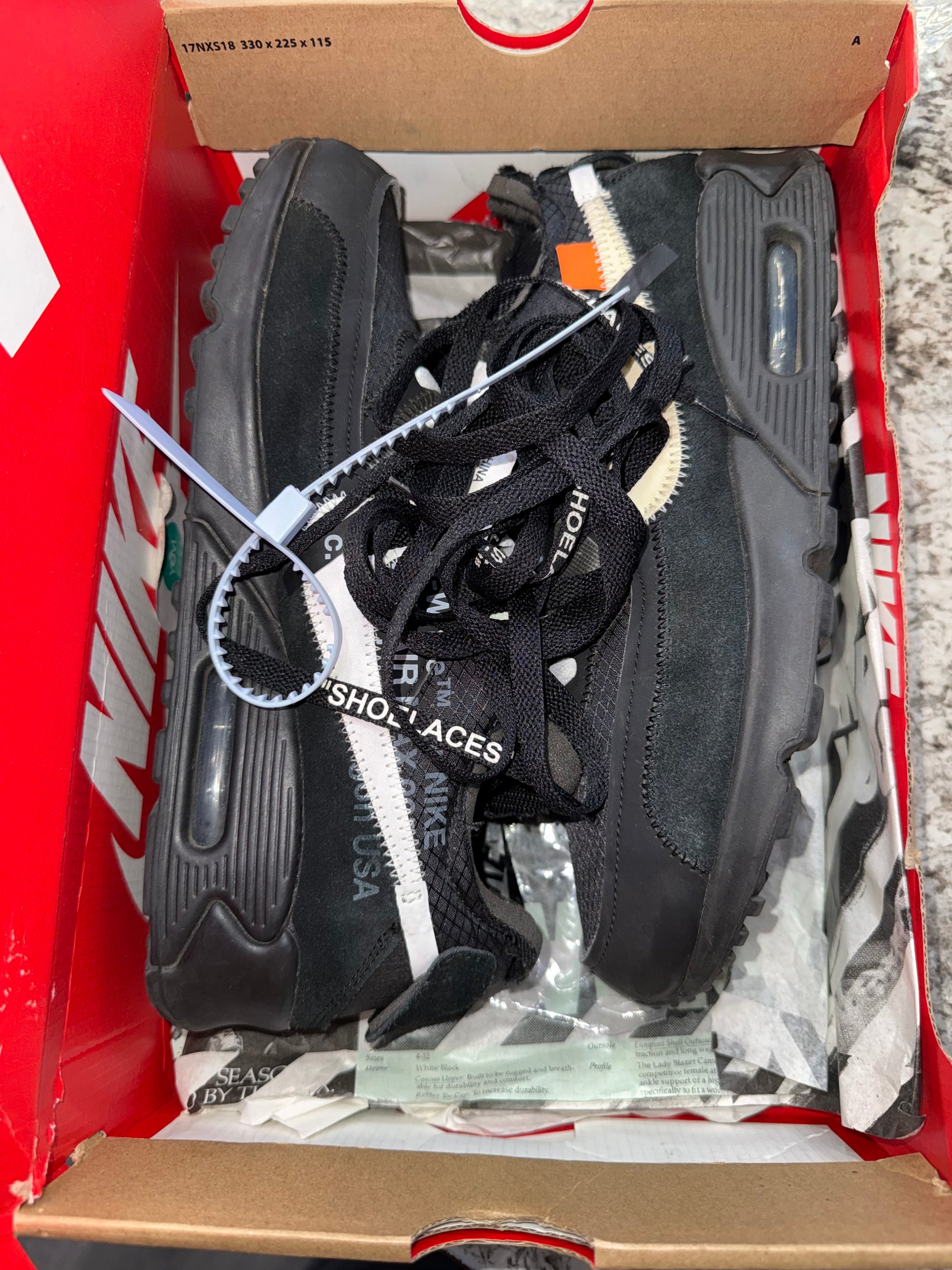 Nike Air Max 90 Off-White Black