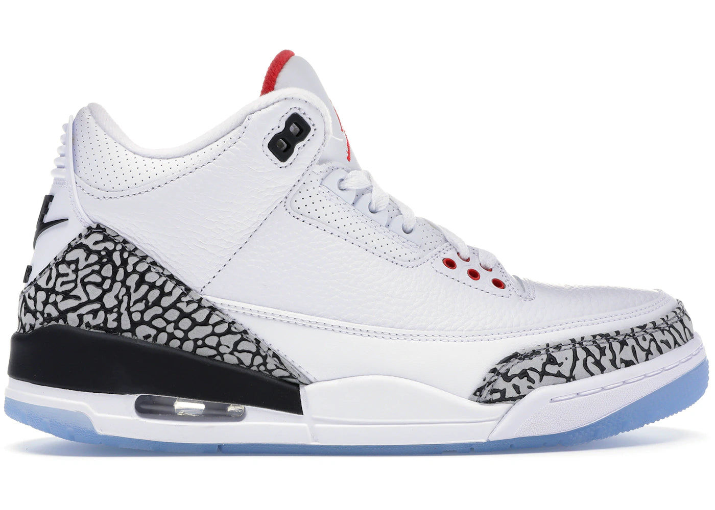 Jordan 3 Retro Free Throw Line White Cement (DAMAGED BOX TOP)
