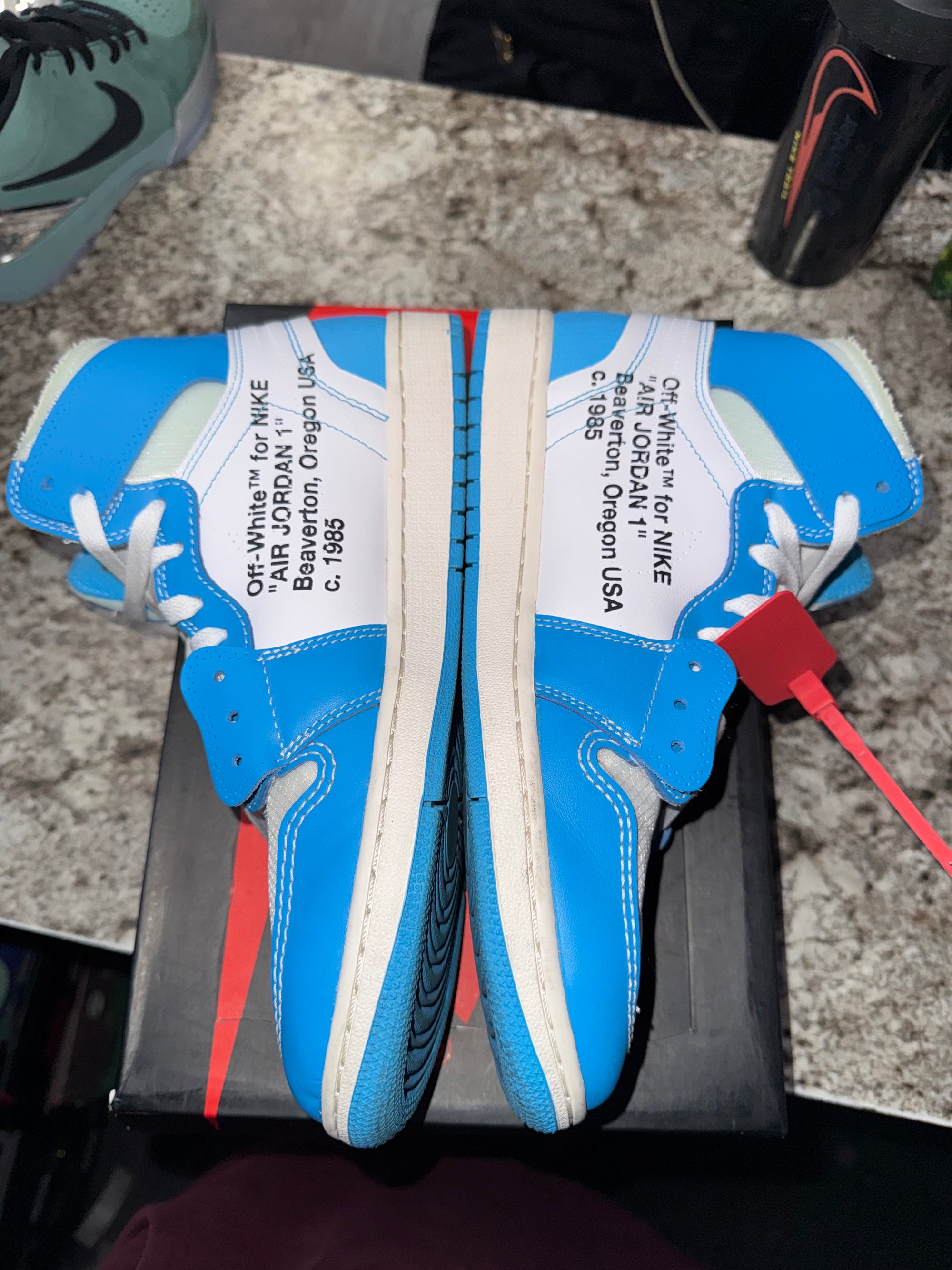 Jordan 1 Retro High Off-White University Blue