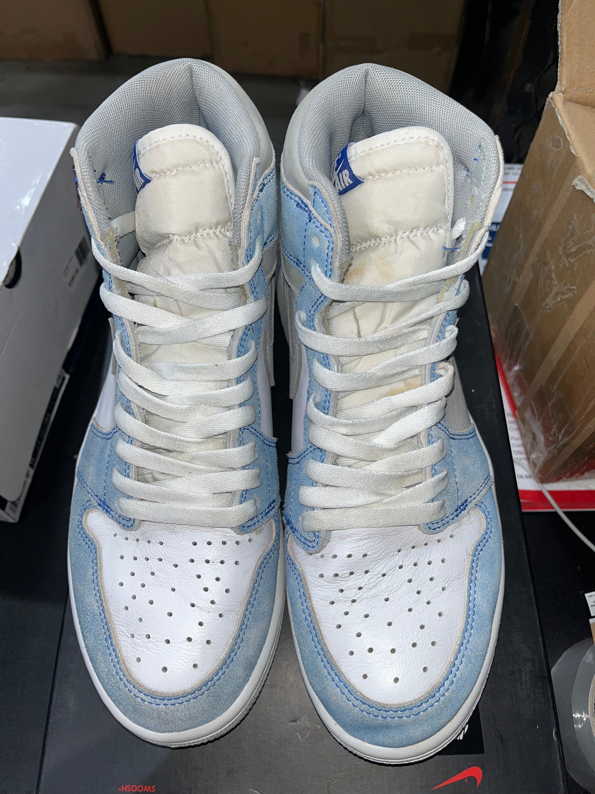 Jordan 1 Retro High Hyper Royal Smoke Grey