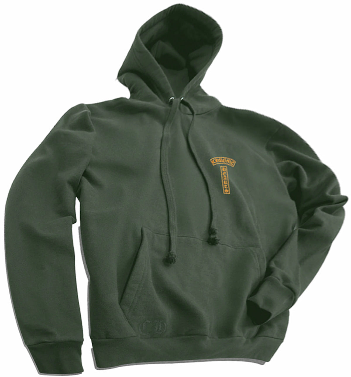 Chrome Hearts Green Hoodie Green/Orange