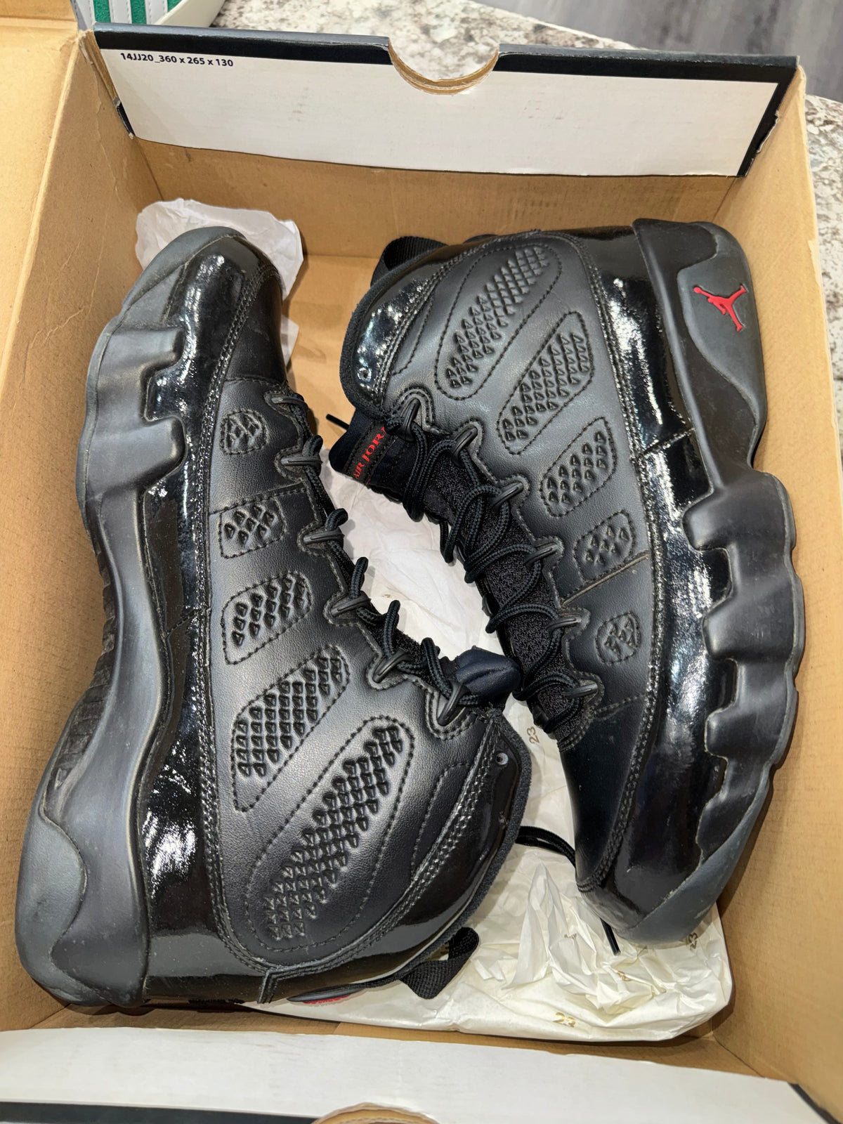 Jordan 9 Retro Bred Patent