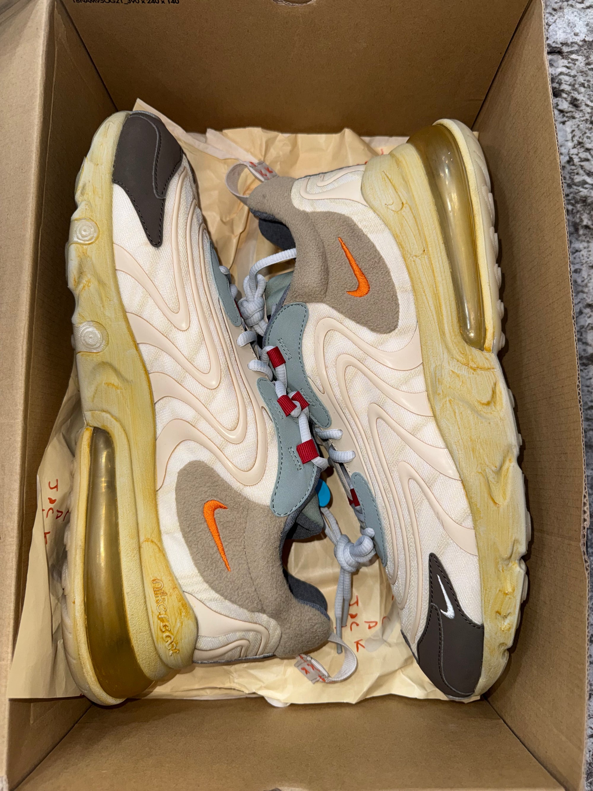 Nike Air Max 270 React ENG Travis Scott Cactus Trails