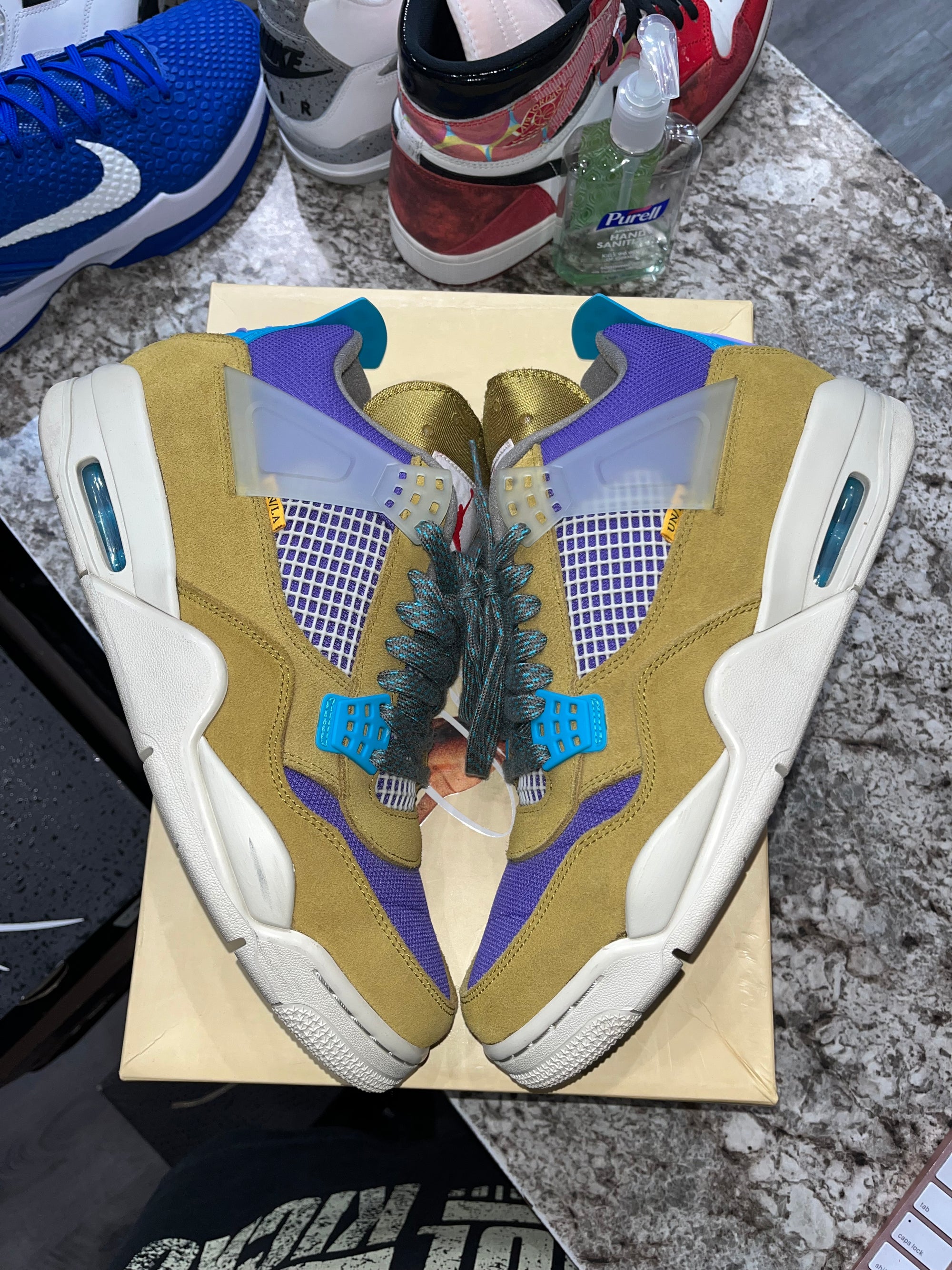 Jordan 4 Retro SP 30th Anniversary Union Desert Moss