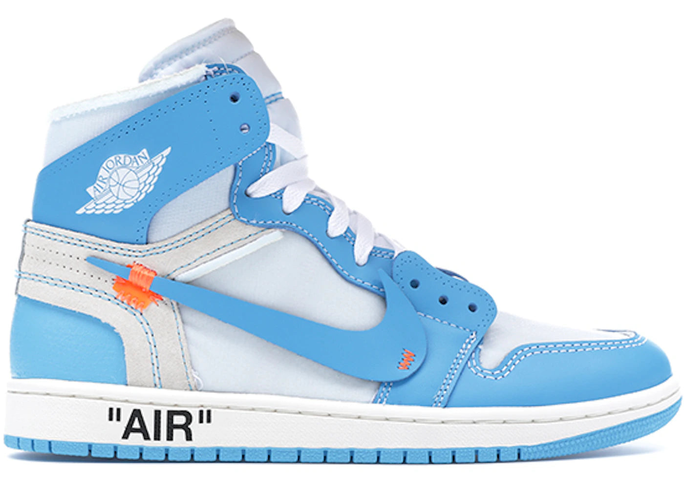 Jordan 1 Retro High Off-White University Blue (NO BOX)