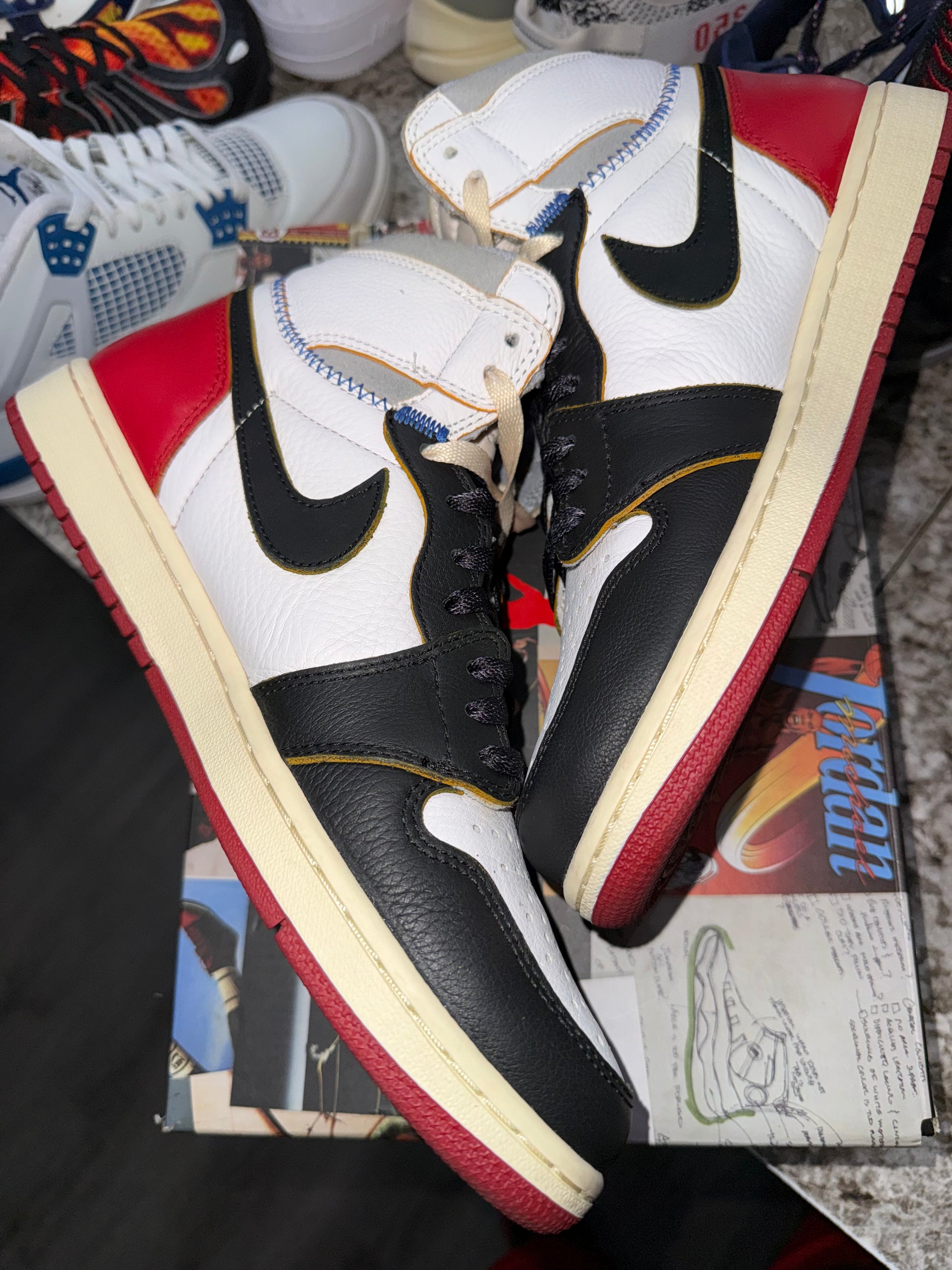 Jordan 1 Retro High Union Los Angeles Black Toe