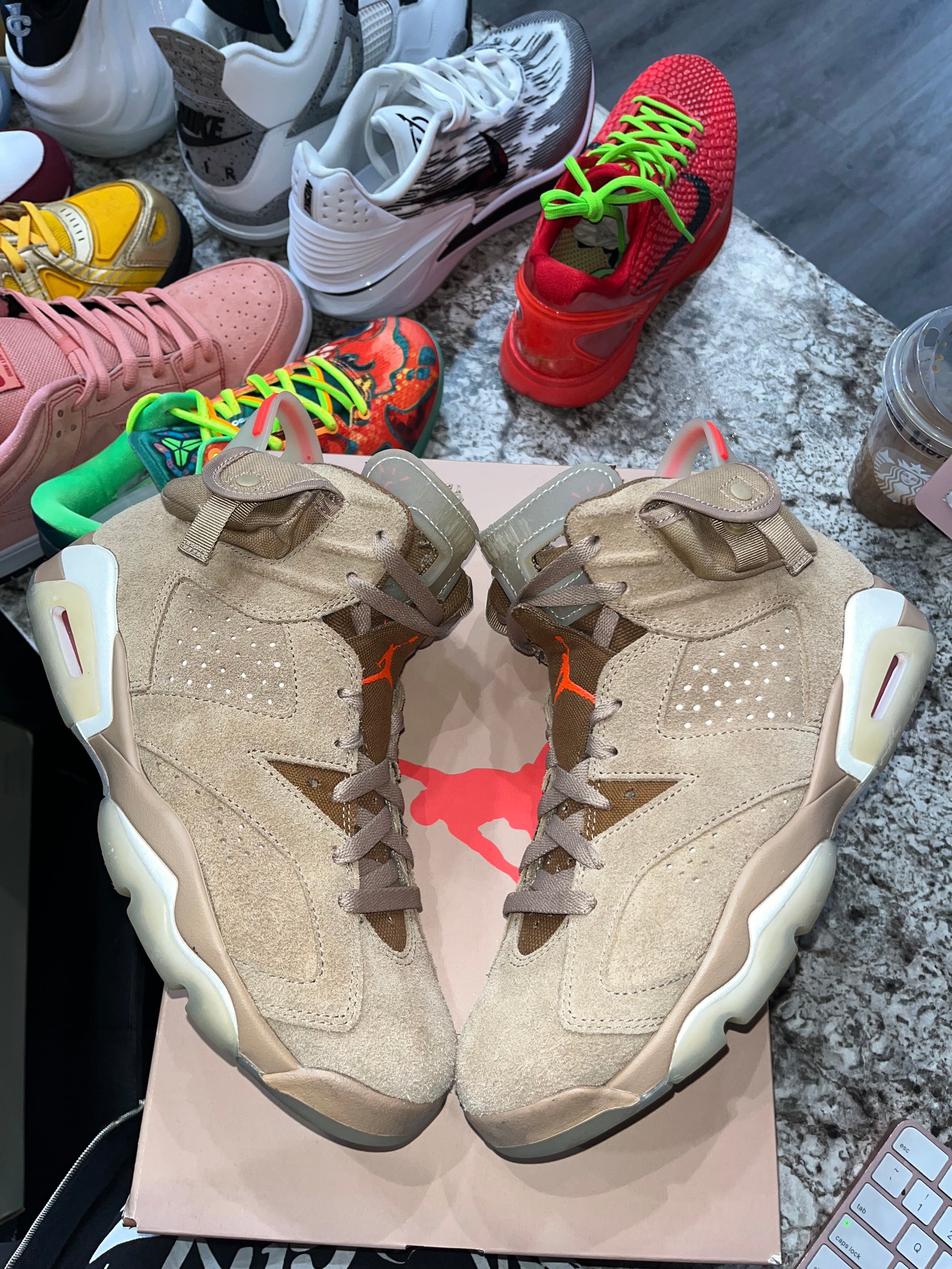 Jordan 6 Retro Travis Scott British Khaki