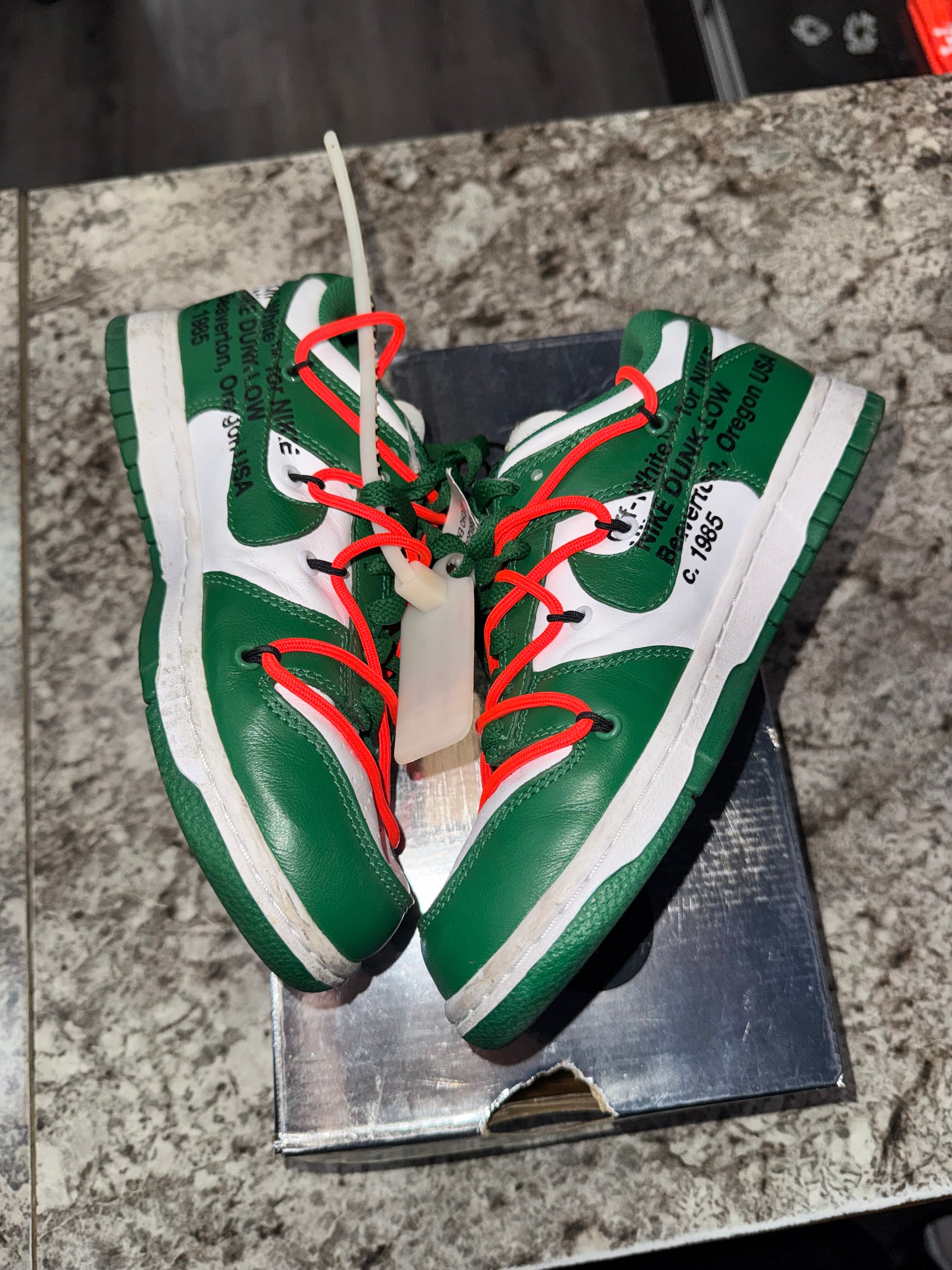 Nike Dunk Low Off-White Pine Green