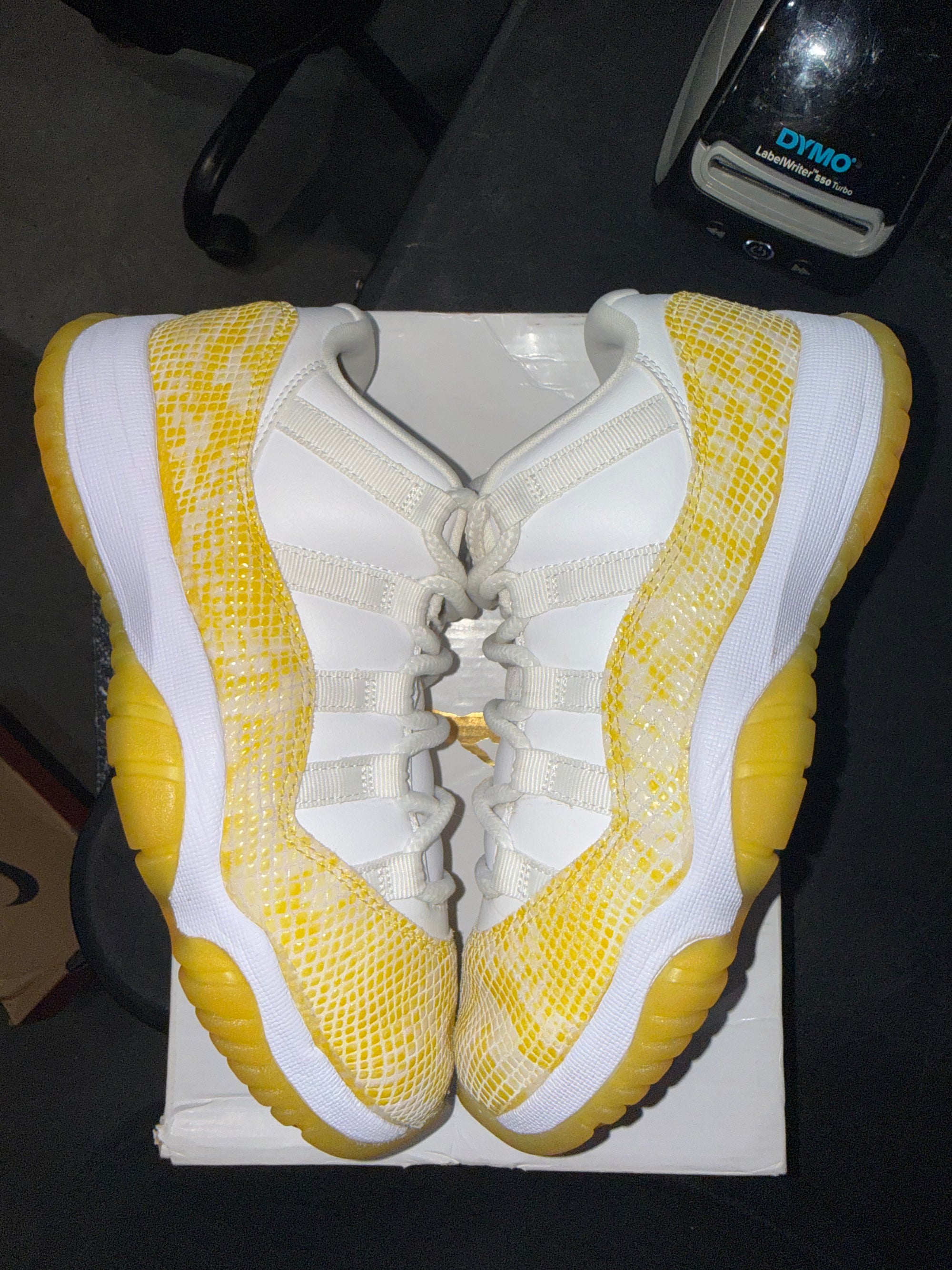 Jordan 11 Retro Low Yellow Snakeskin (Women's)